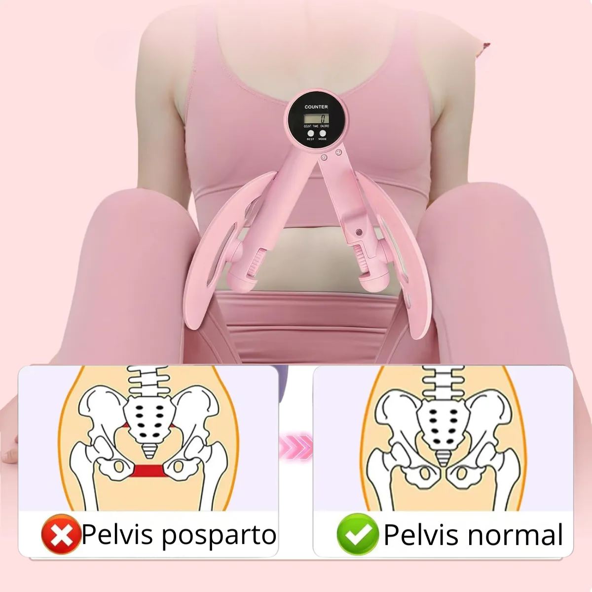 Fortalecedor Suelo Pelvico Pierna Cadera Digital Contador-3