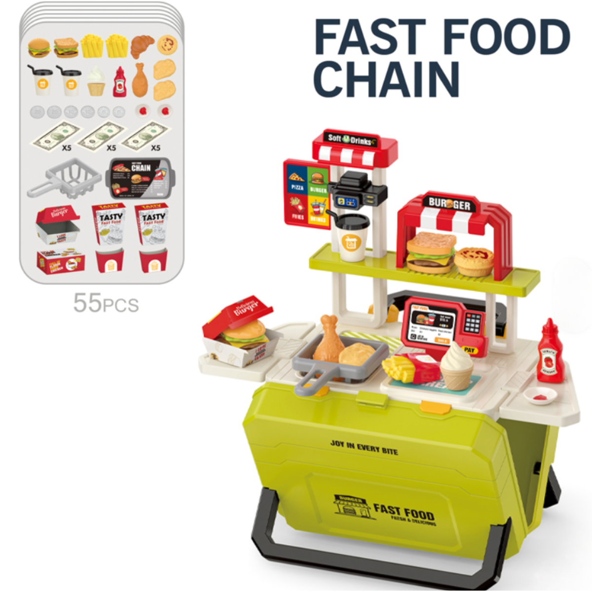 Set Maleta Juguete De Cocina Comida Para Beb s Ni os-3