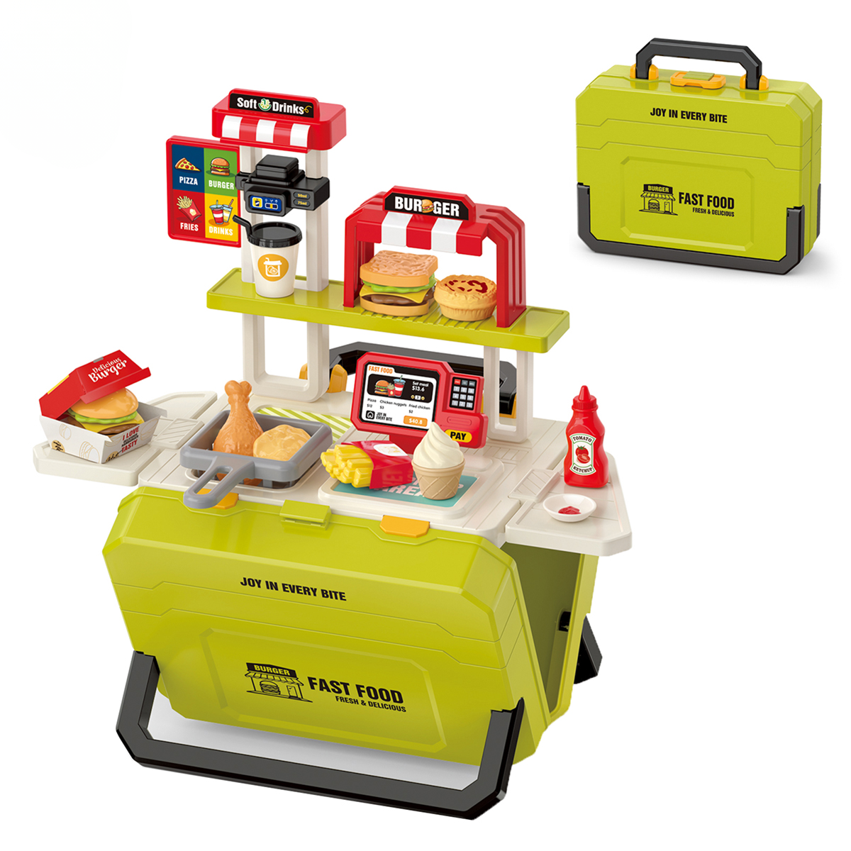 Set Maleta Juguete De Cocina Comida Para Beb s Ni os-6