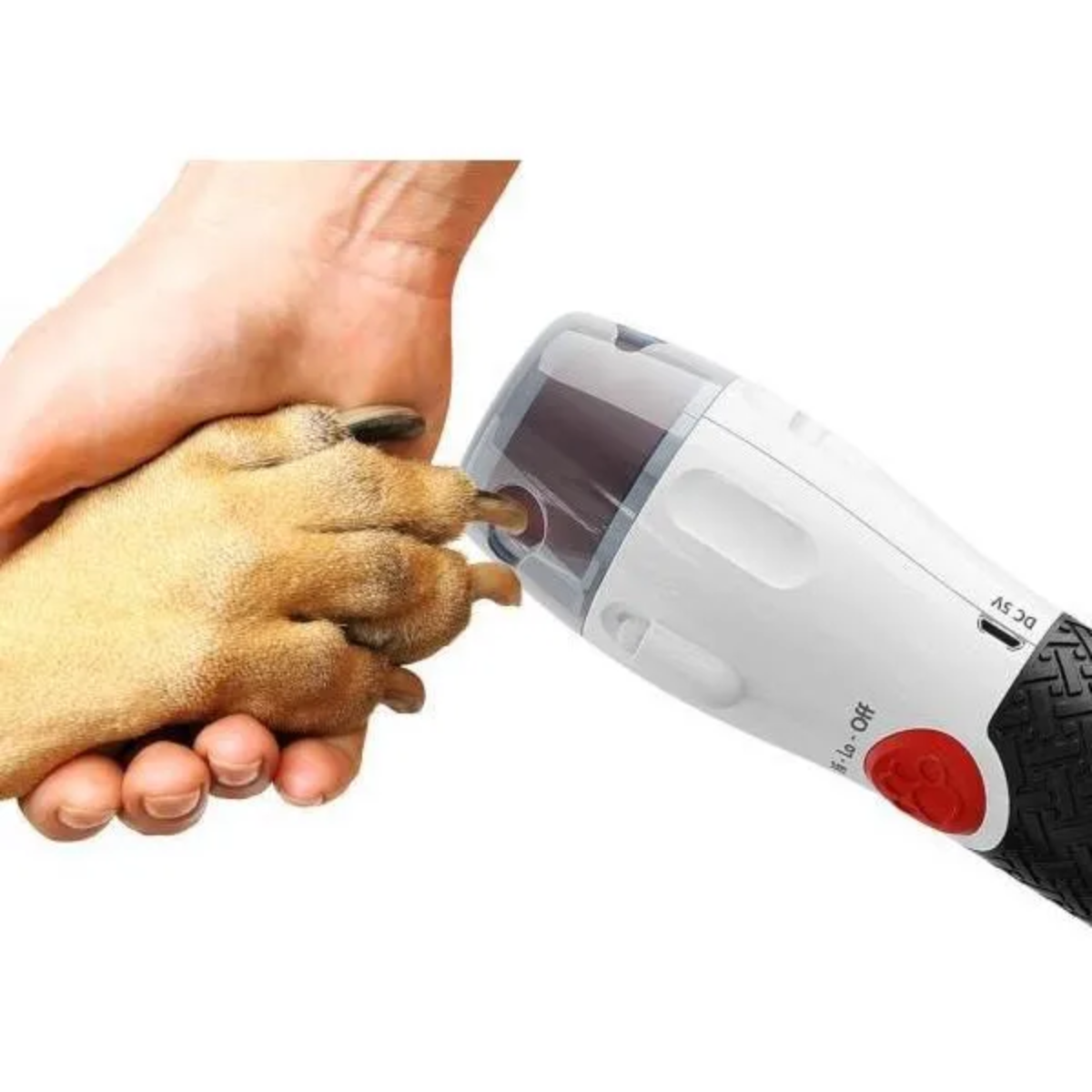 Lima Cortador U as Electrica Para Mascotas Con Luz Led-2