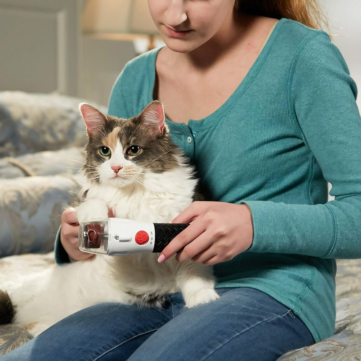 Lima Cortador U as Electrica Para Mascotas Con Luz Led-6