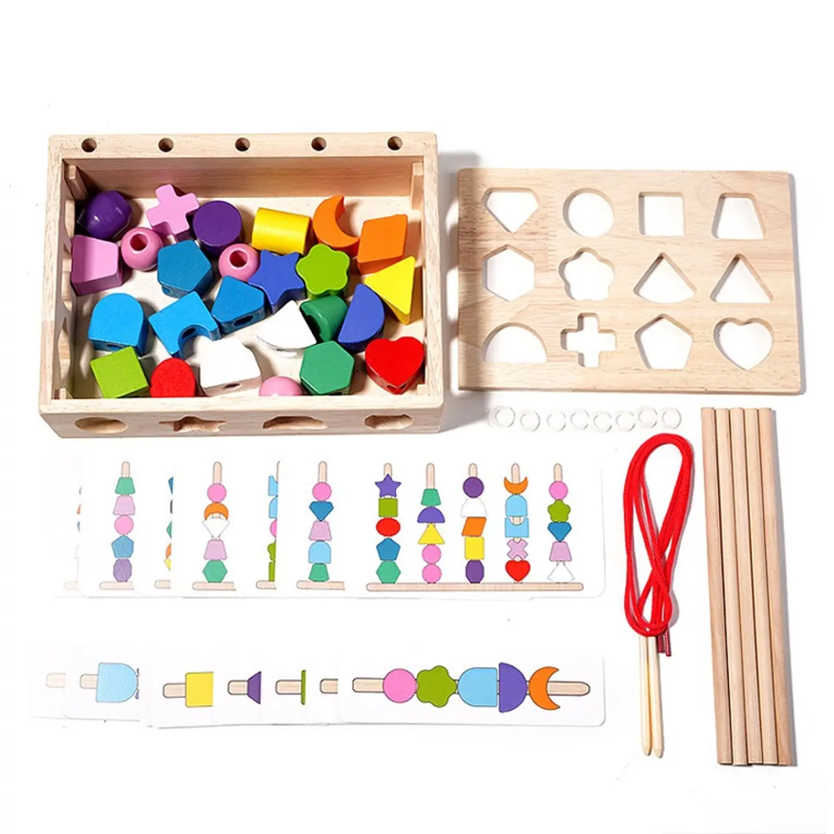 Juego Didactico Rompecabezas Madera Sensorial Bebe-4