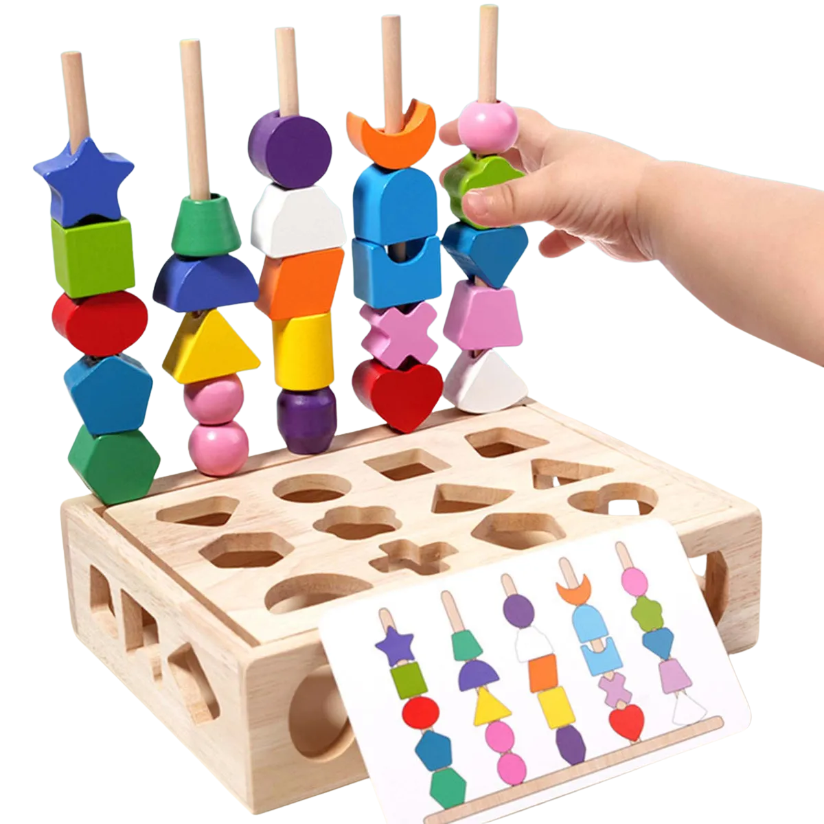 Juego Didactico Rompecabezas Madera Sensorial Bebe-6