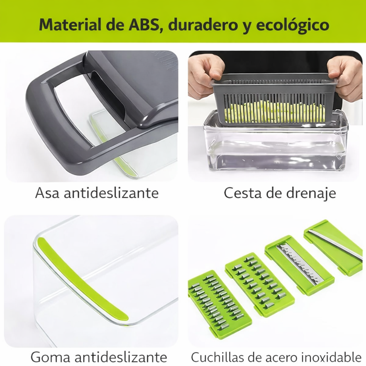 Cortador Rallador De Verduras Multifuncion 16 En 1-2