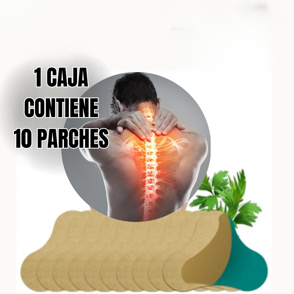 Pack 10 Unidades Parche Adhesivo Para Zona Cervical-5