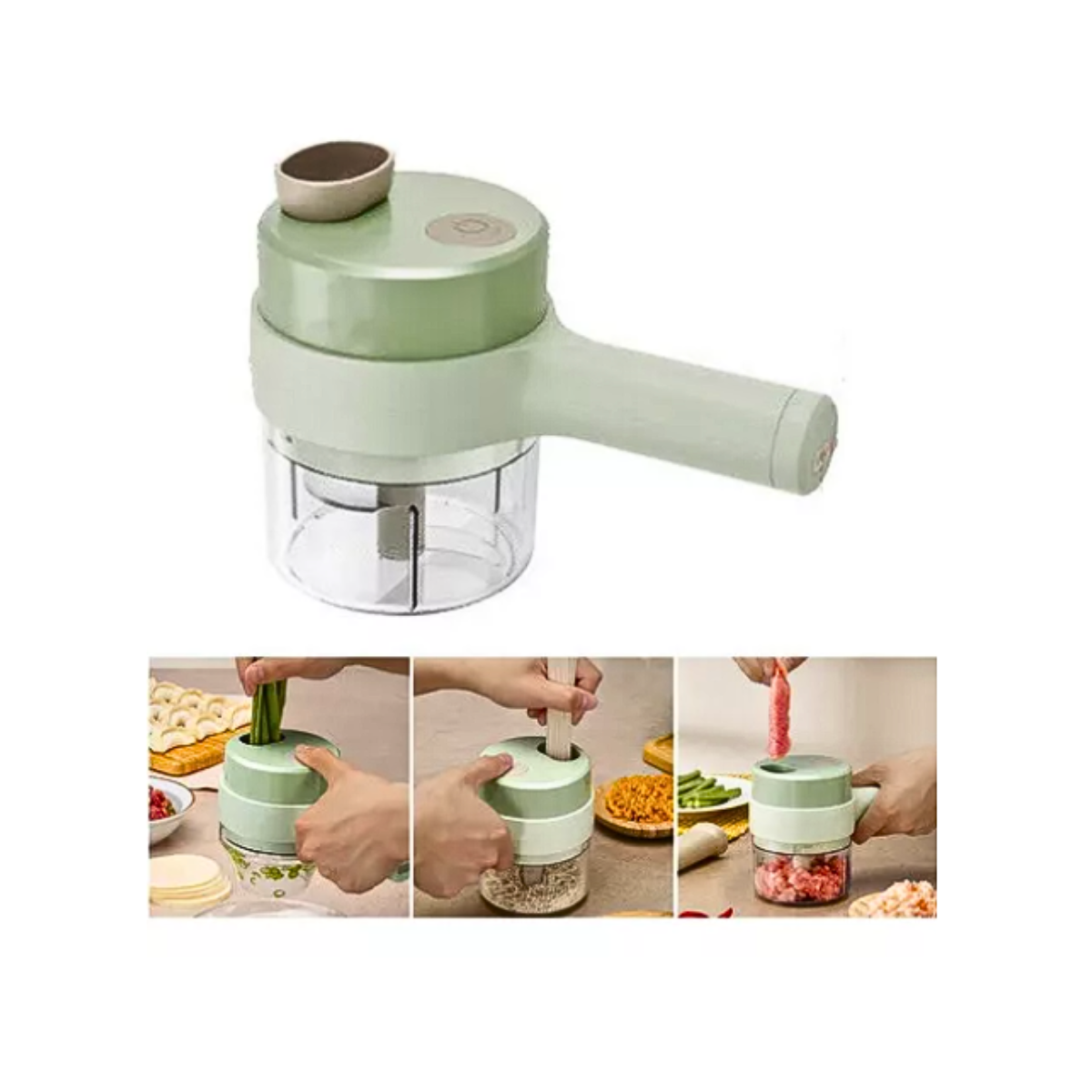 Cortador Y Triturador Eléctrico De Verduras-4