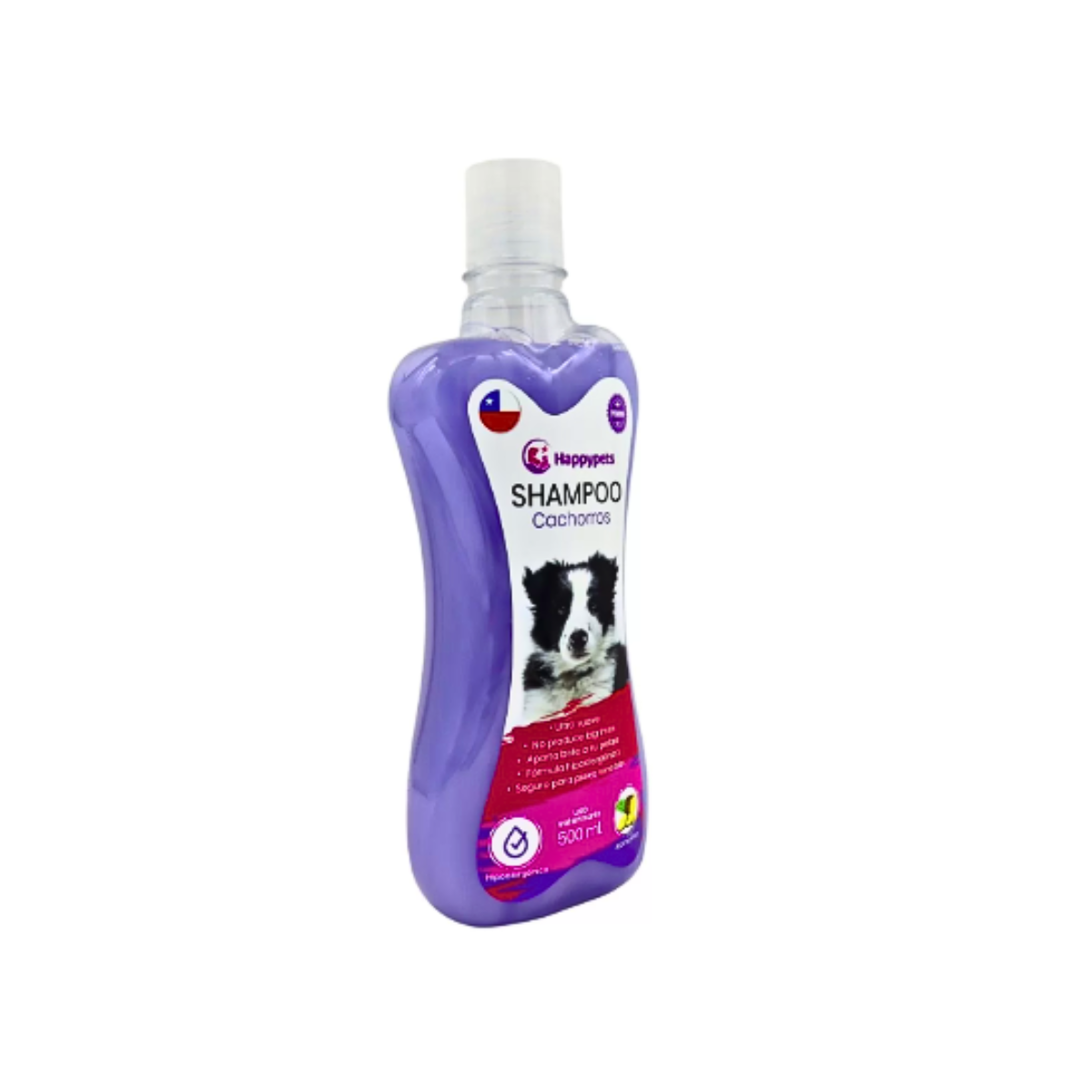Shampoo Para Perros Cachorros Hipoalergénico 500ml Happypets-2