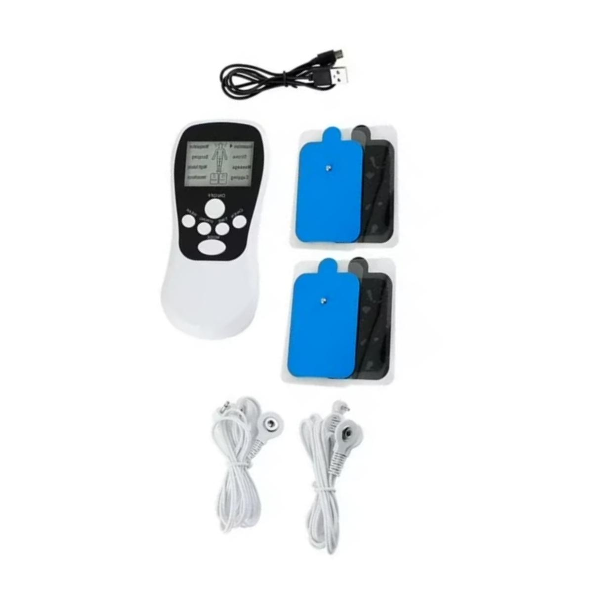 Masajeador Electrico De Pulsos Tens Portatil Multifuncional-6