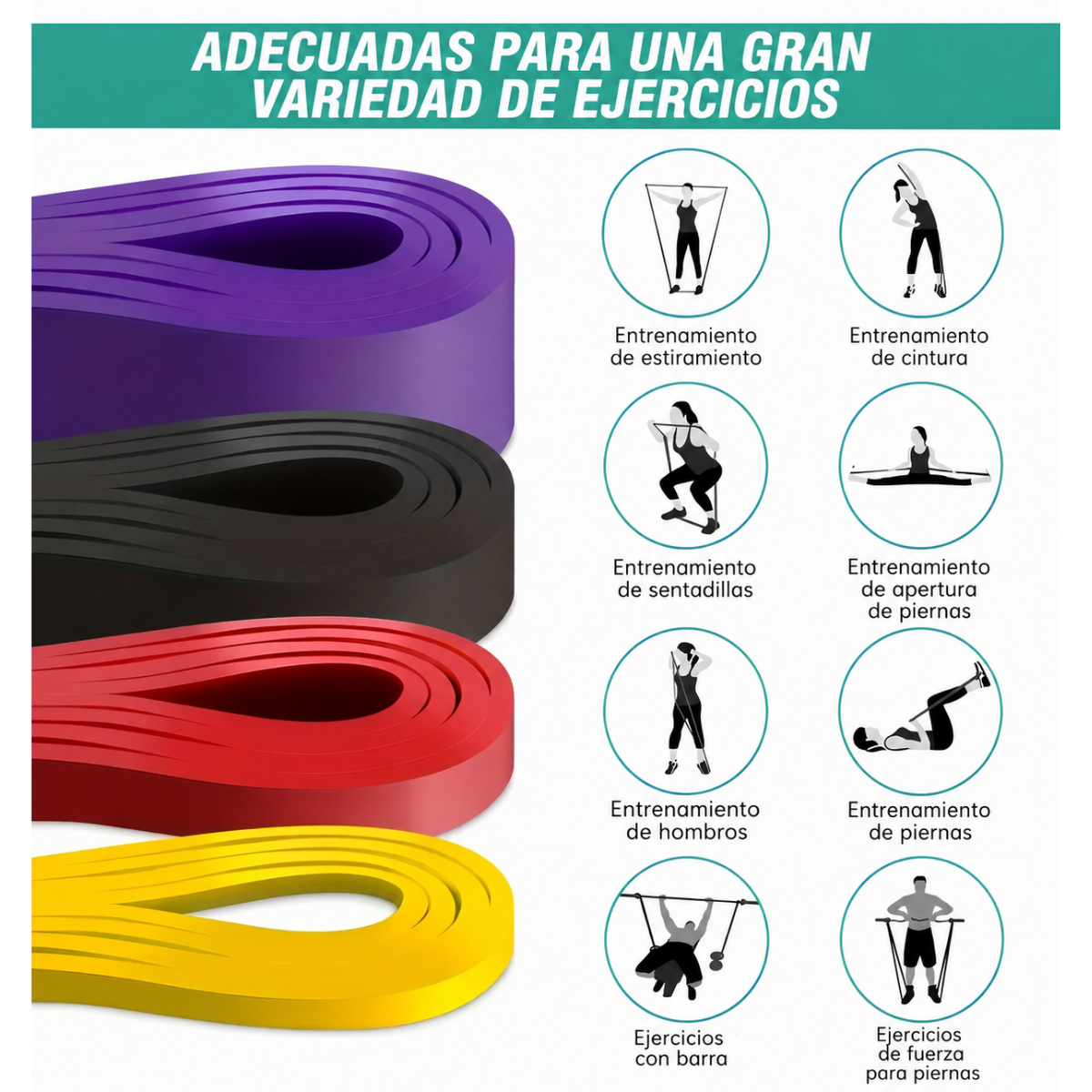Banda Elastica Resistencia 13 27kg Circular 208cm Crossfit-3