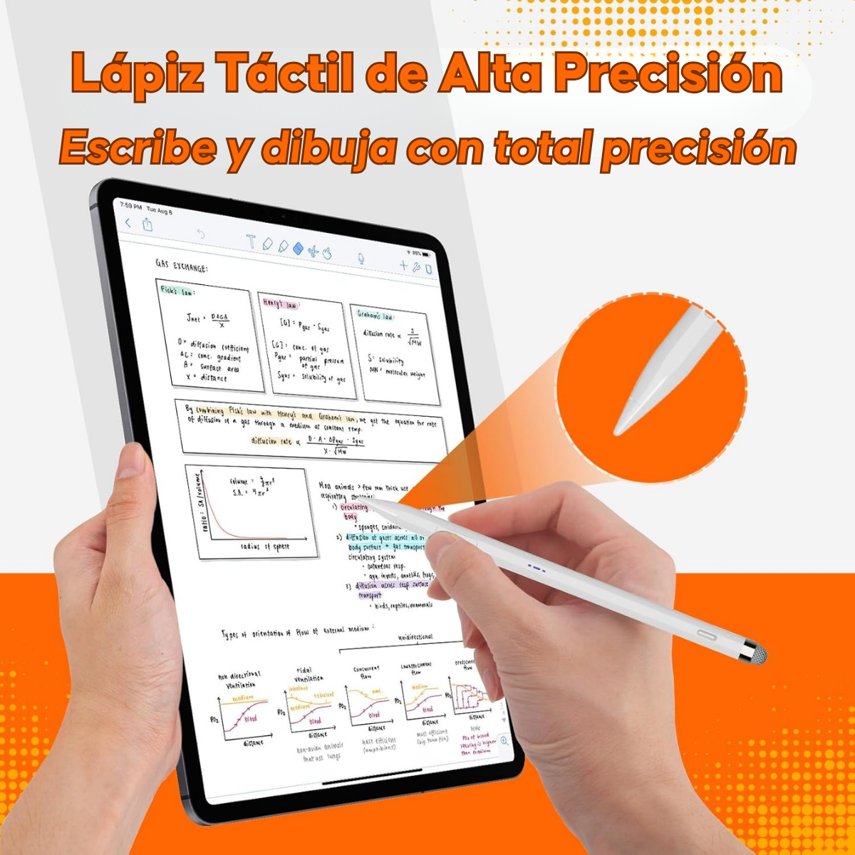 Lapiz Stylus Magnetico 3 En 1 Tablet Celular iPad Dibujo-2