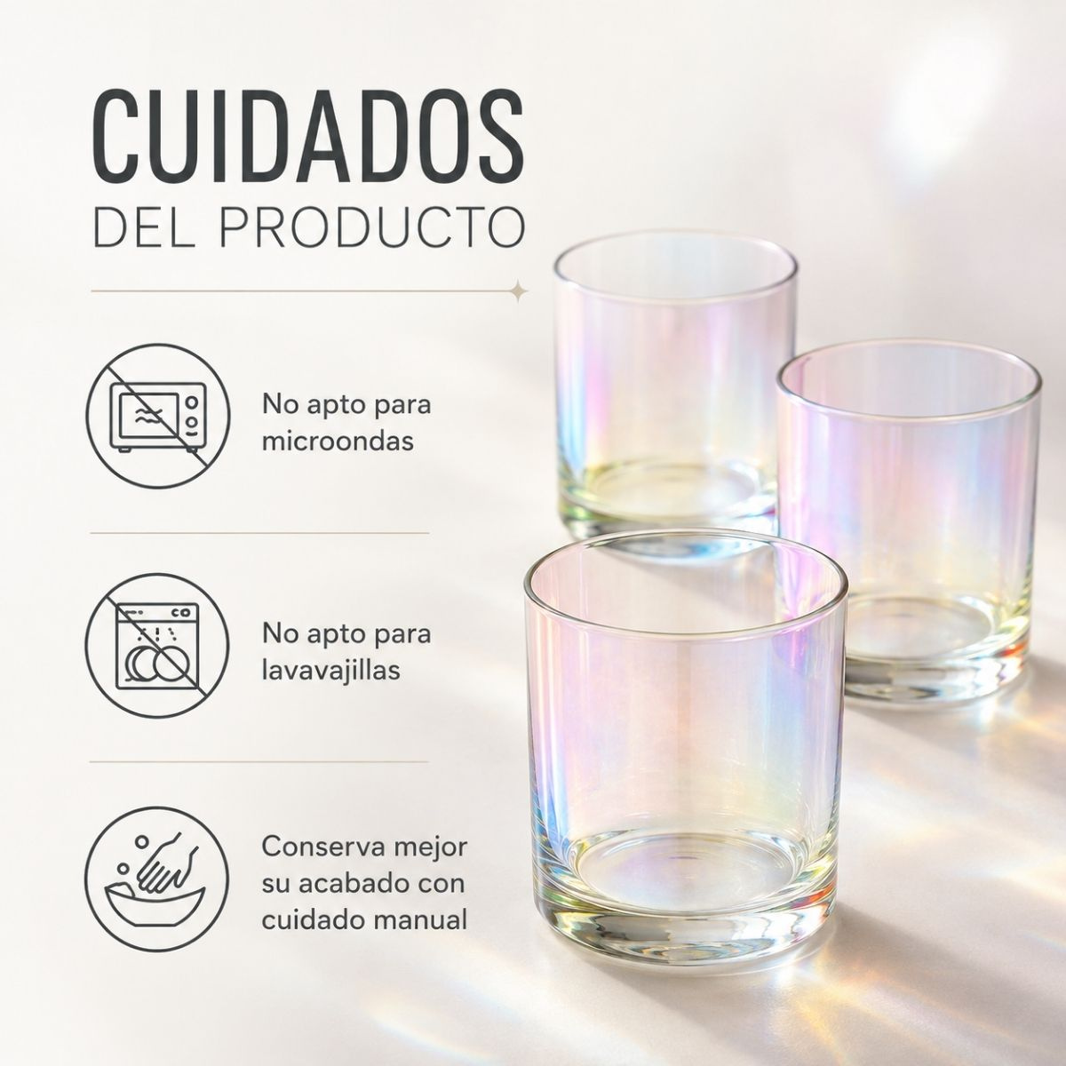 Pack 6 Vasos Whisky Tragos Cortos Vidrio Tornasol 280ml-4