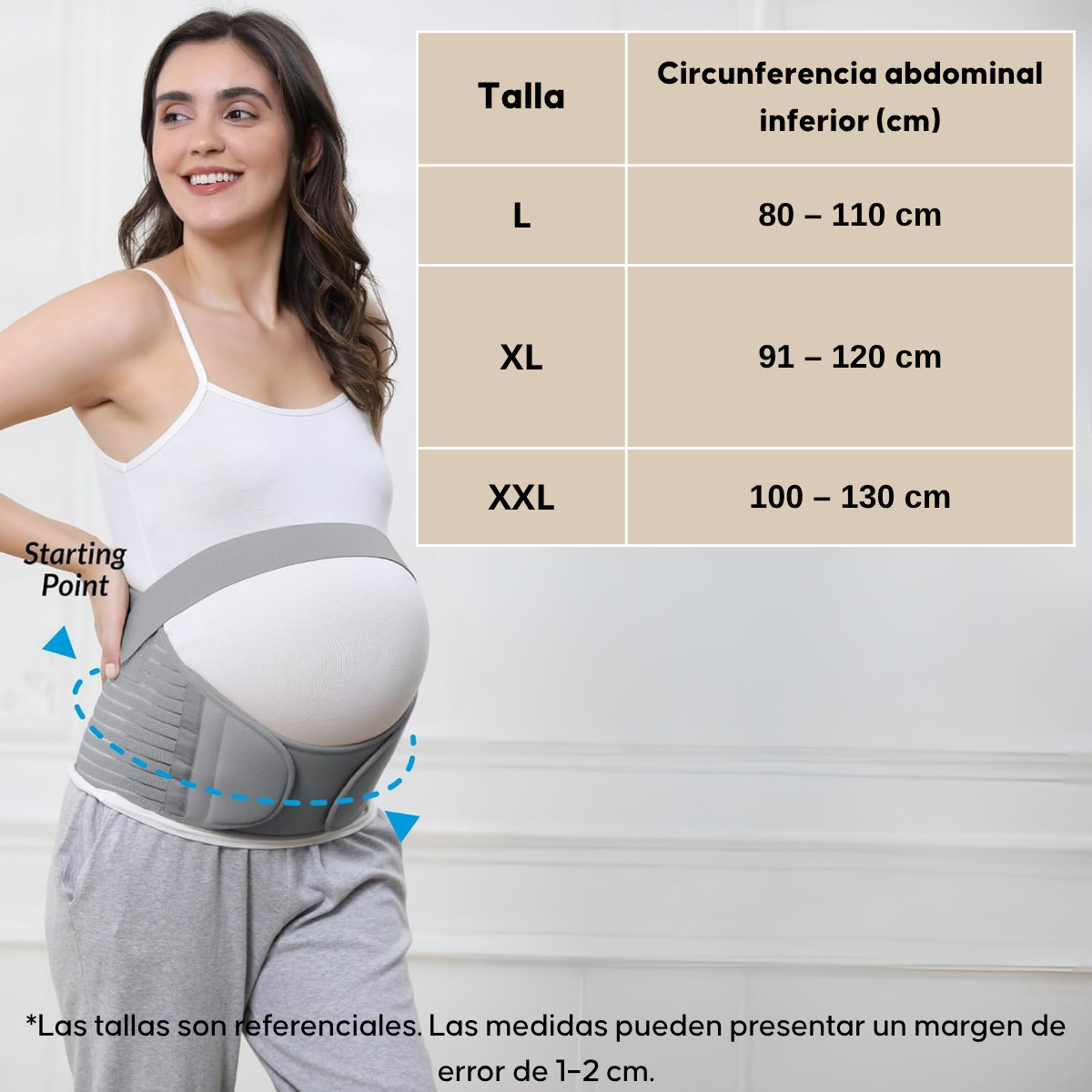 Faja De Soporte Maternal Embarazo Alivia Dolor Lumbar-3