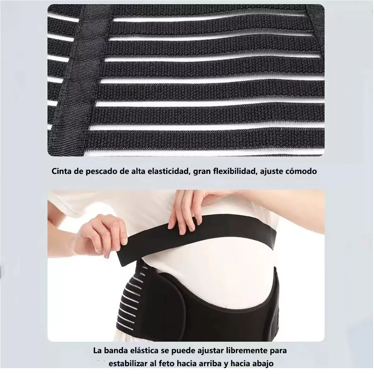 Faja De Soporte Maternal Embarazo Alivia Dolor Lumbar-7