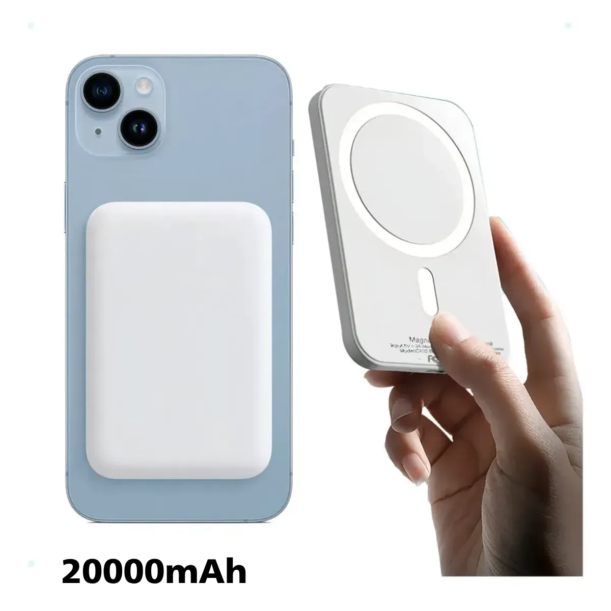 Cargador Portatil 20000mah Inalambrico Magnetico Celular-3