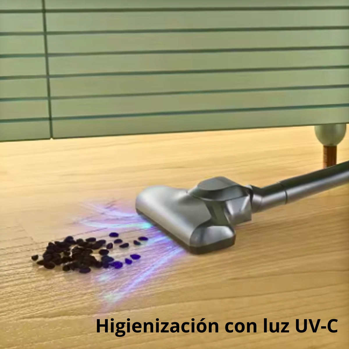 Aspiradora Portátil Inalámbrica Anti-ácaros Luz Uv 4 En 1-3