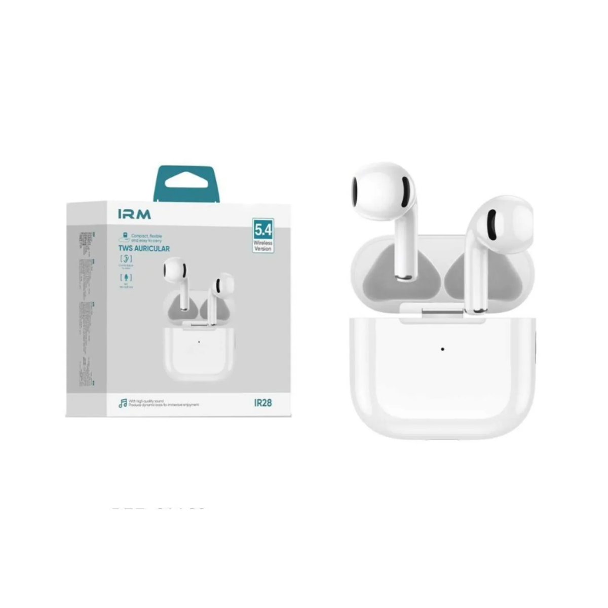 Audífonos Auriculares Inalámbrico Para iPhone Android Blanco-5
