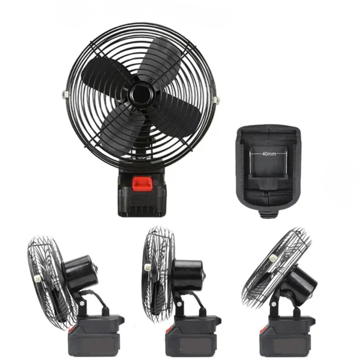 Ventilador Portátil Pila Recargable Hogar Escritorio Camping-2