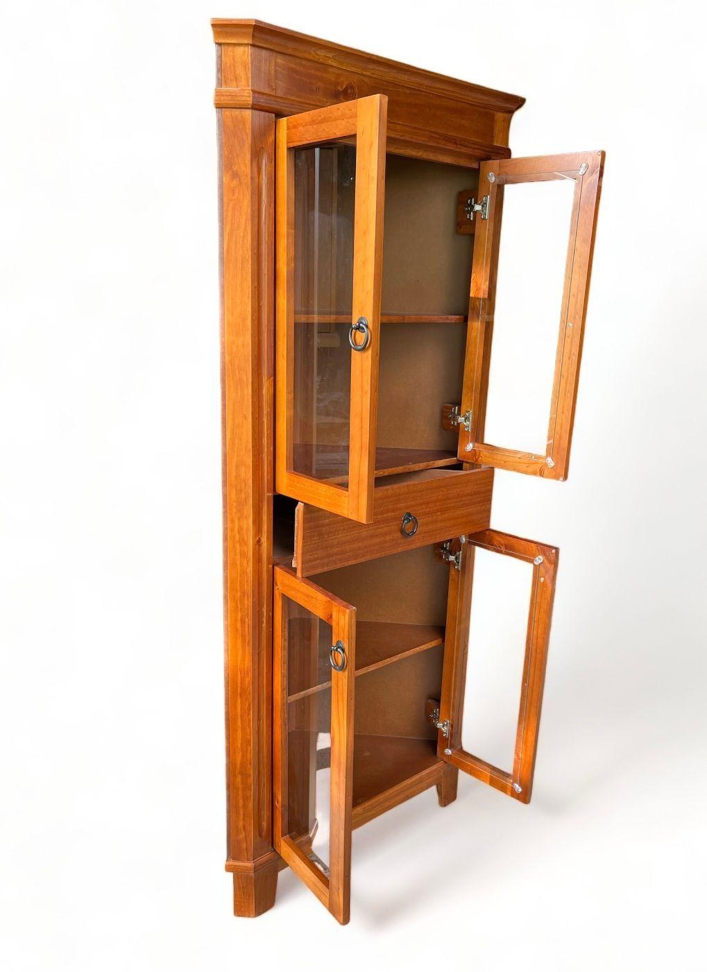 Vitrina esquinera TRINY NOGAL-2