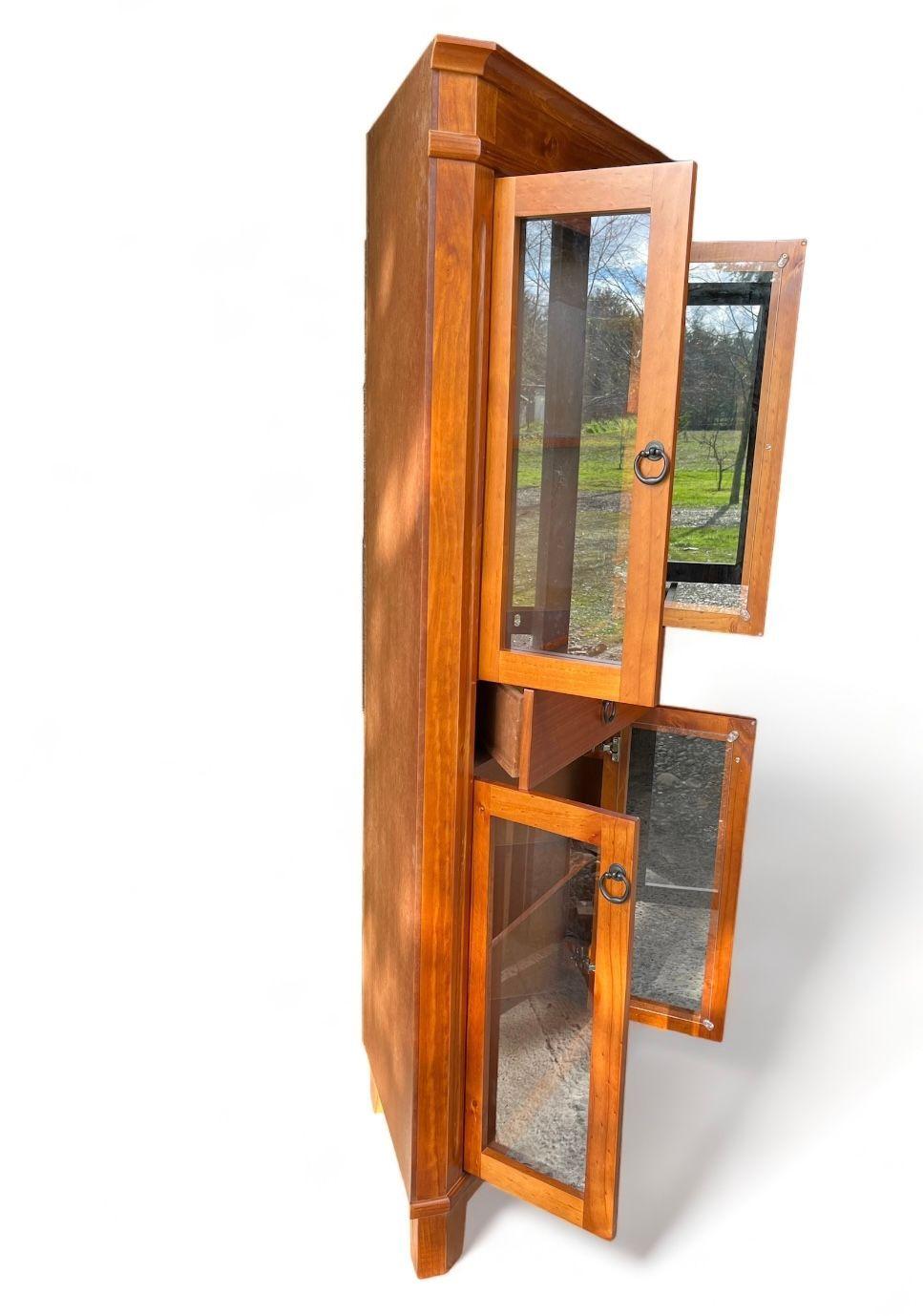 Vitrina esquinera TRINY NOGAL-3