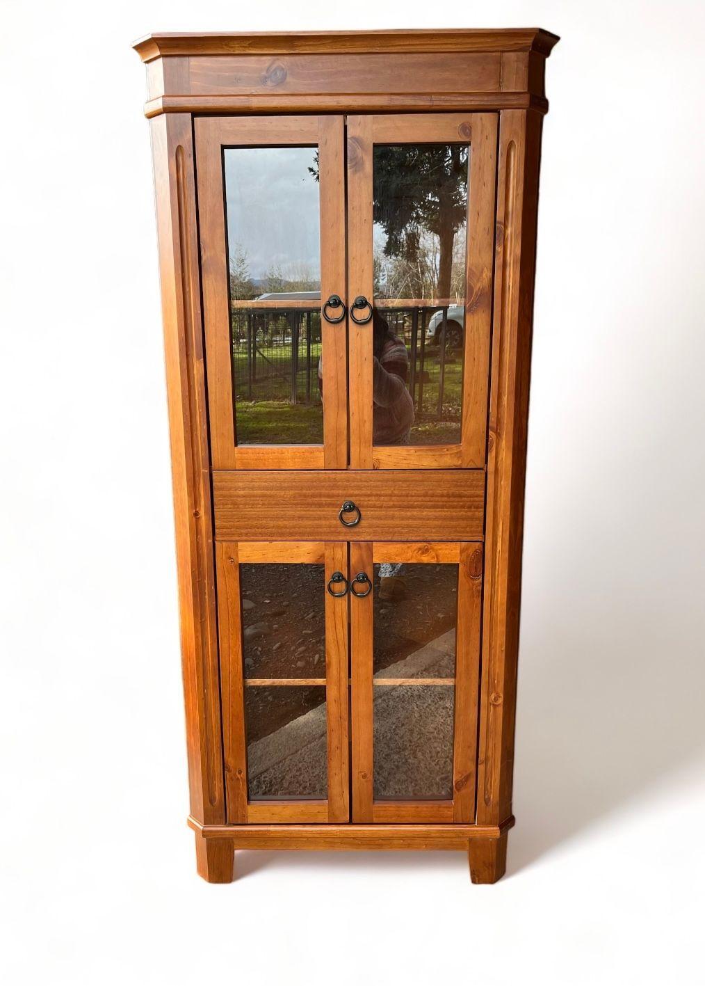 Vitrina esquinera TRINY NOGAL-4