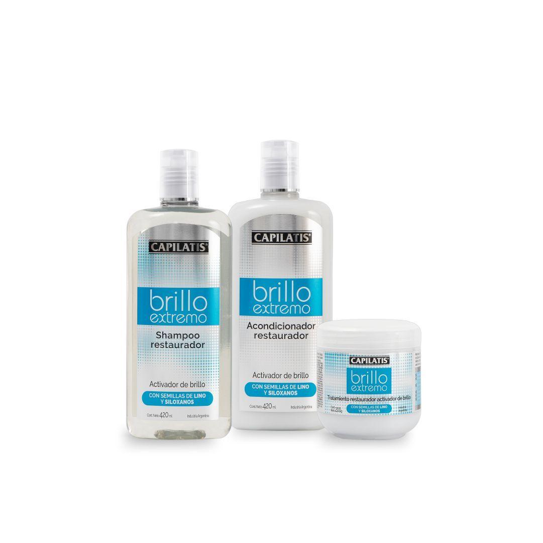 Set Capilatis Brillo Extremo Shampoo + Acondicionador + Tratamiento-0