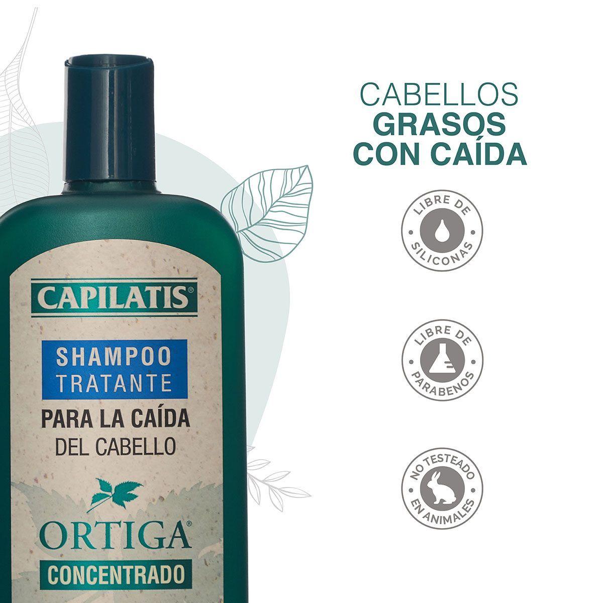 Shampoo Capilatis Tratante Ortiga Concentrado para cabello Graso-2