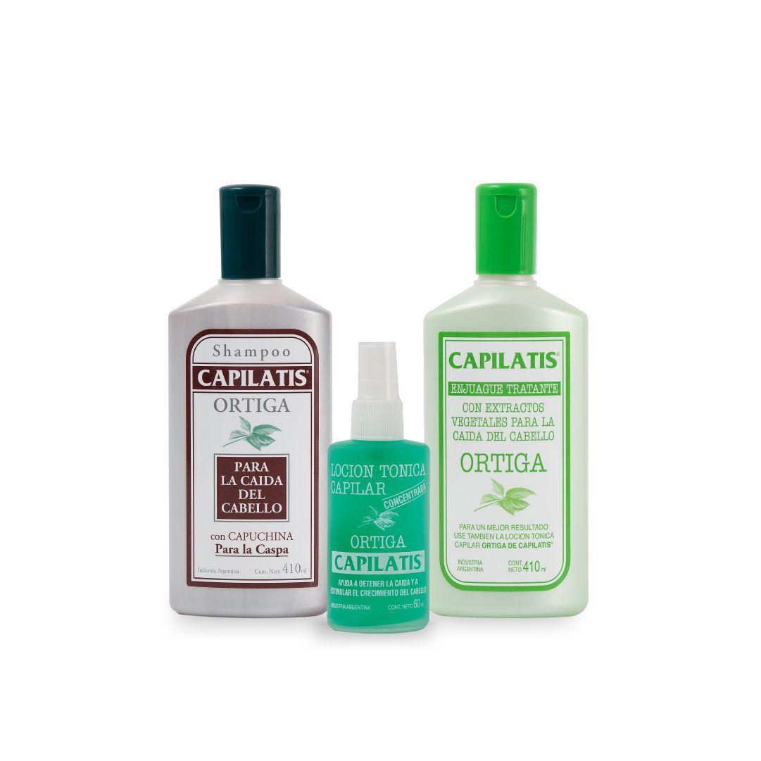 Set Capilatis Ortiga Caspa Shampoo + Enjuague +Locion-0