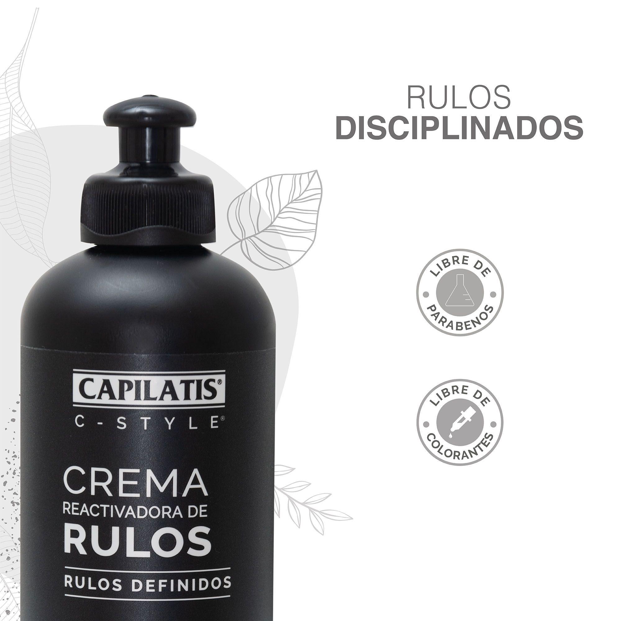 Set Capilatis C-style Shampoo + Acondicionador + Tratamiento  Nutritivo + Crema Rulos-4