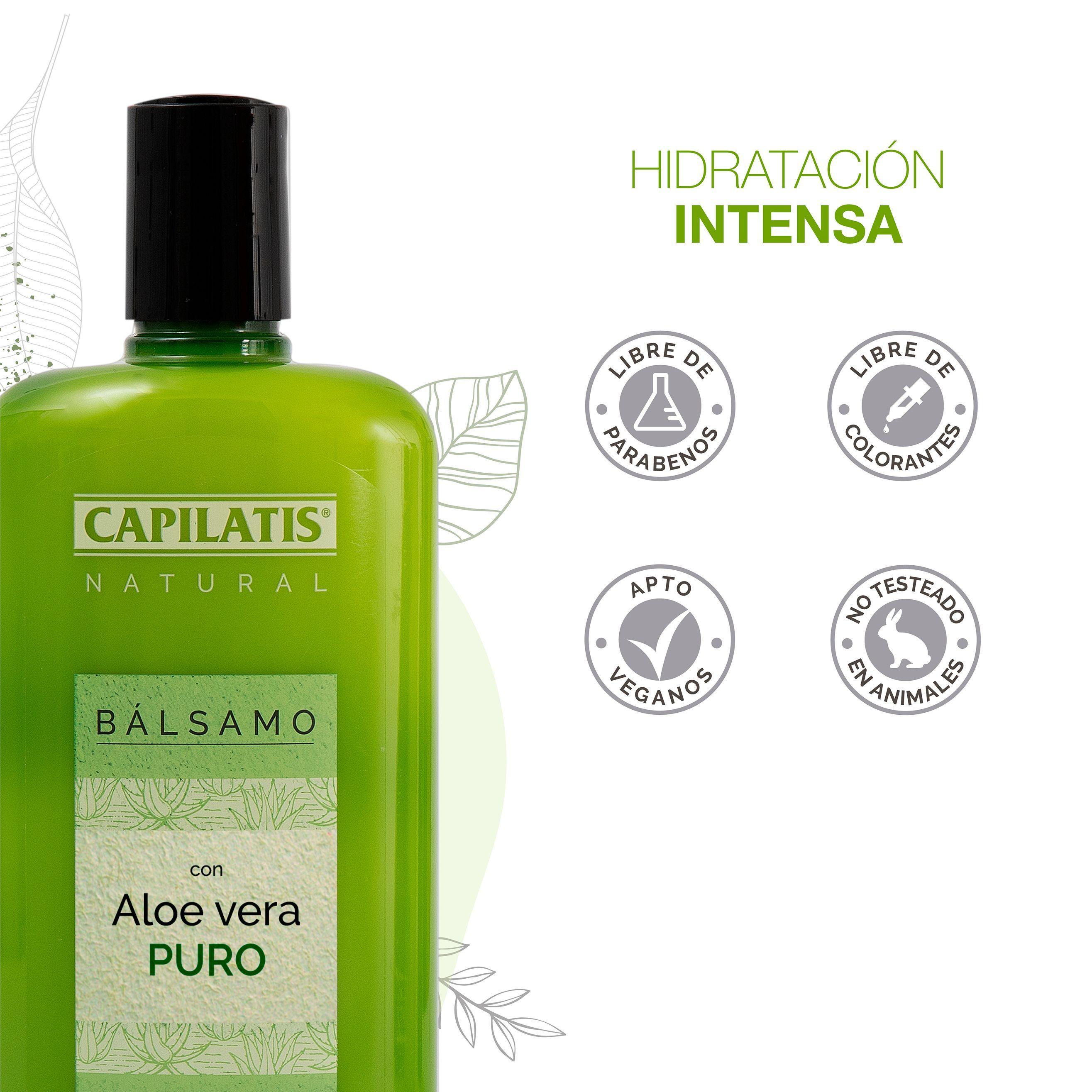 Set Capilatis Aloe Vera Orgánico Shampoo + Bálsamo + Tratamiento-2