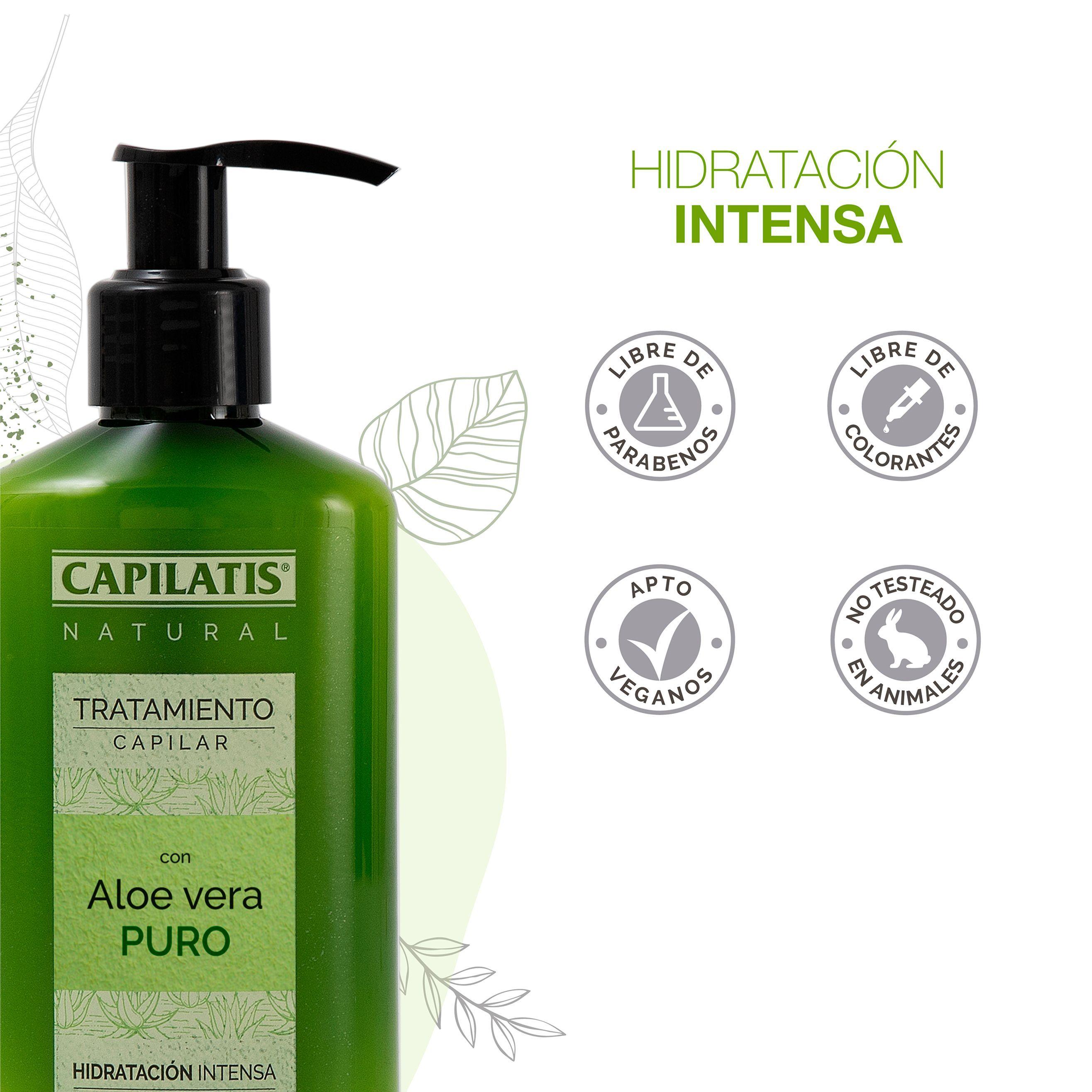 Set Capilatis Aloe Vera Orgánico Shampoo + Bálsamo + Tratamiento-3