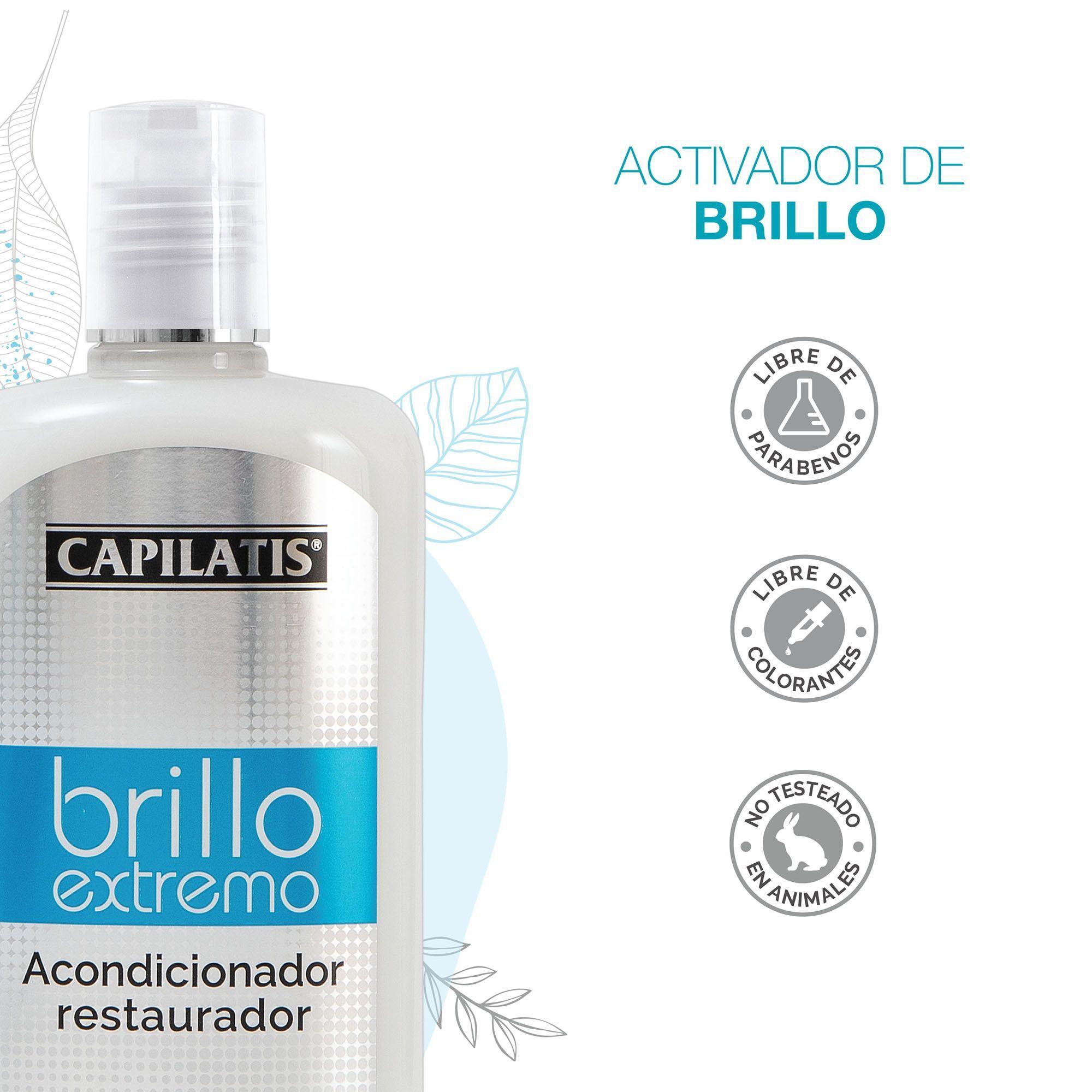 Set Capilatis Brillo Extremo Shampoo + Acondicionador + Tratamiento + Spray-2