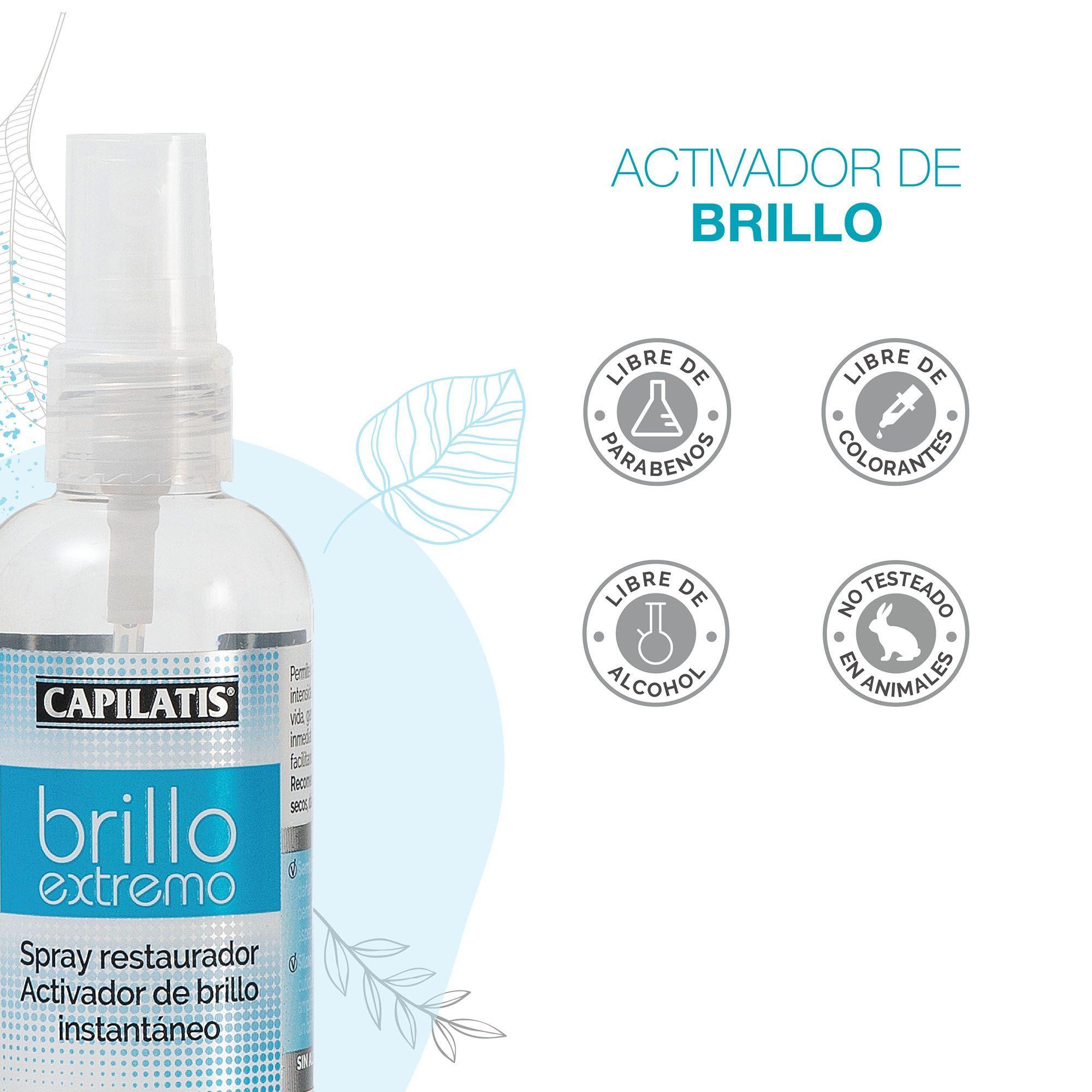 Set Capilatis Brillo Extremo Shampoo + Acondicionador + Tratamiento + Spray-3