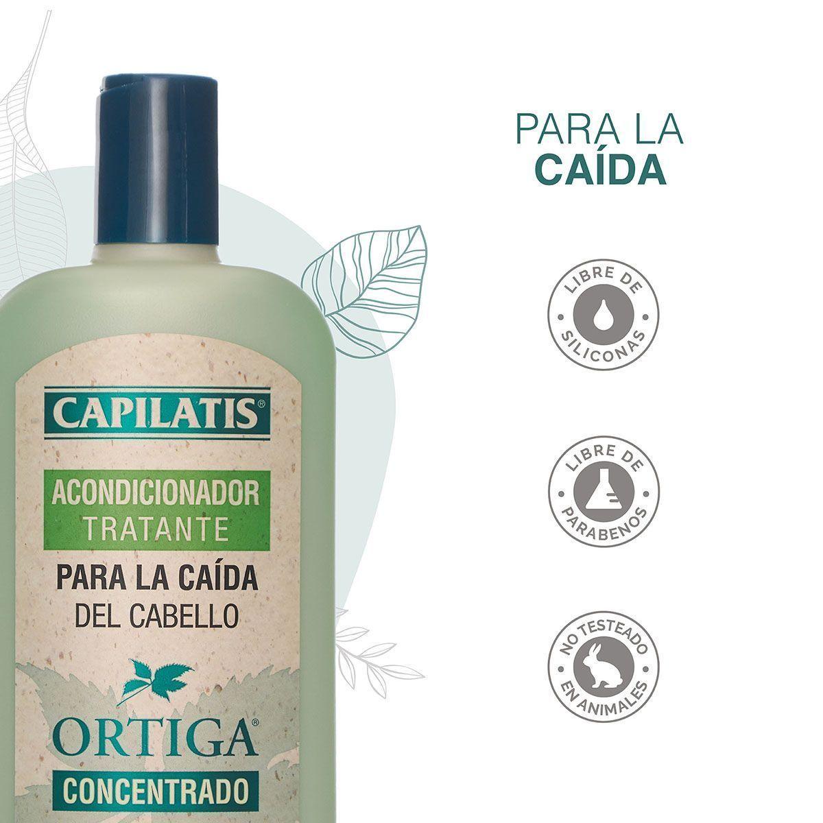 Set Capilatis Ortiga Concentrado para todo tipo de cabello Sh + Acond + Locion + Gel -2
