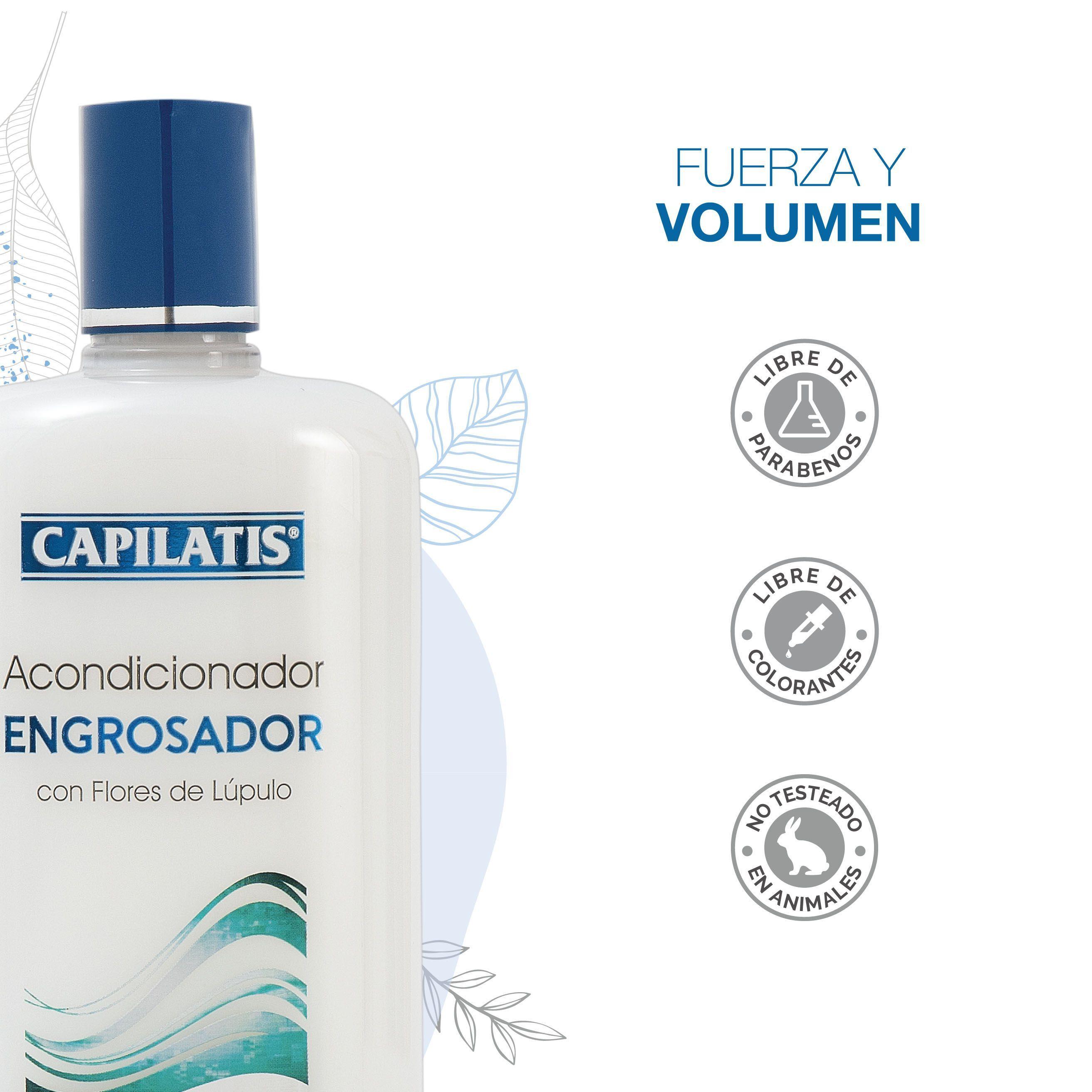 Set Capilatis Engrosador cab. Finos Shampoo + Acondicionador-2