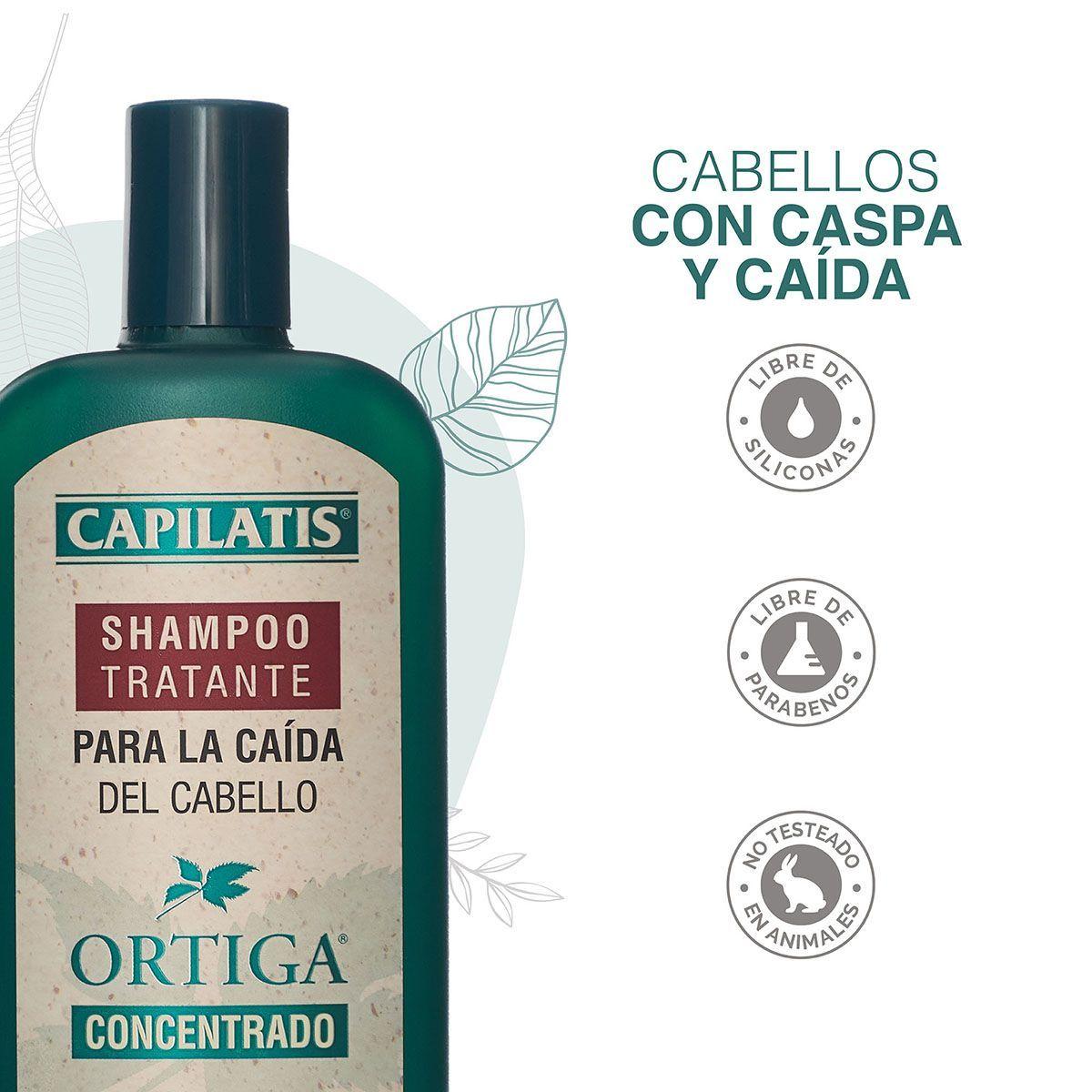 Shampoo Capilatis Tratante Ortiga Concentrado Cabello con Caspa-2