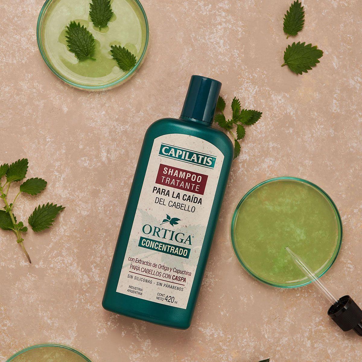Shampoo Capilatis Tratante Ortiga Concentrado Cabello con Caspa-3