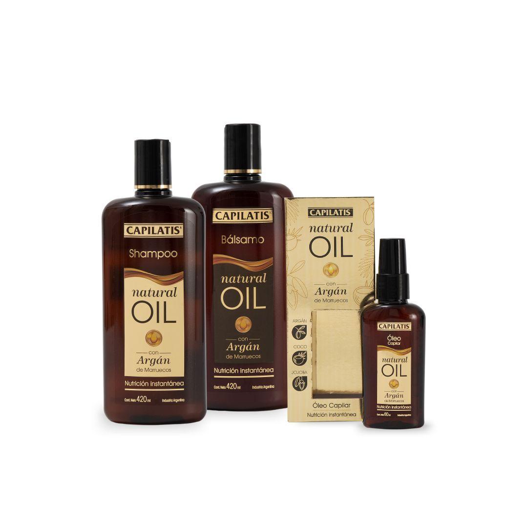 Set Capilatis Natural Oil Shampoo + Bálsamo + Óleo-0