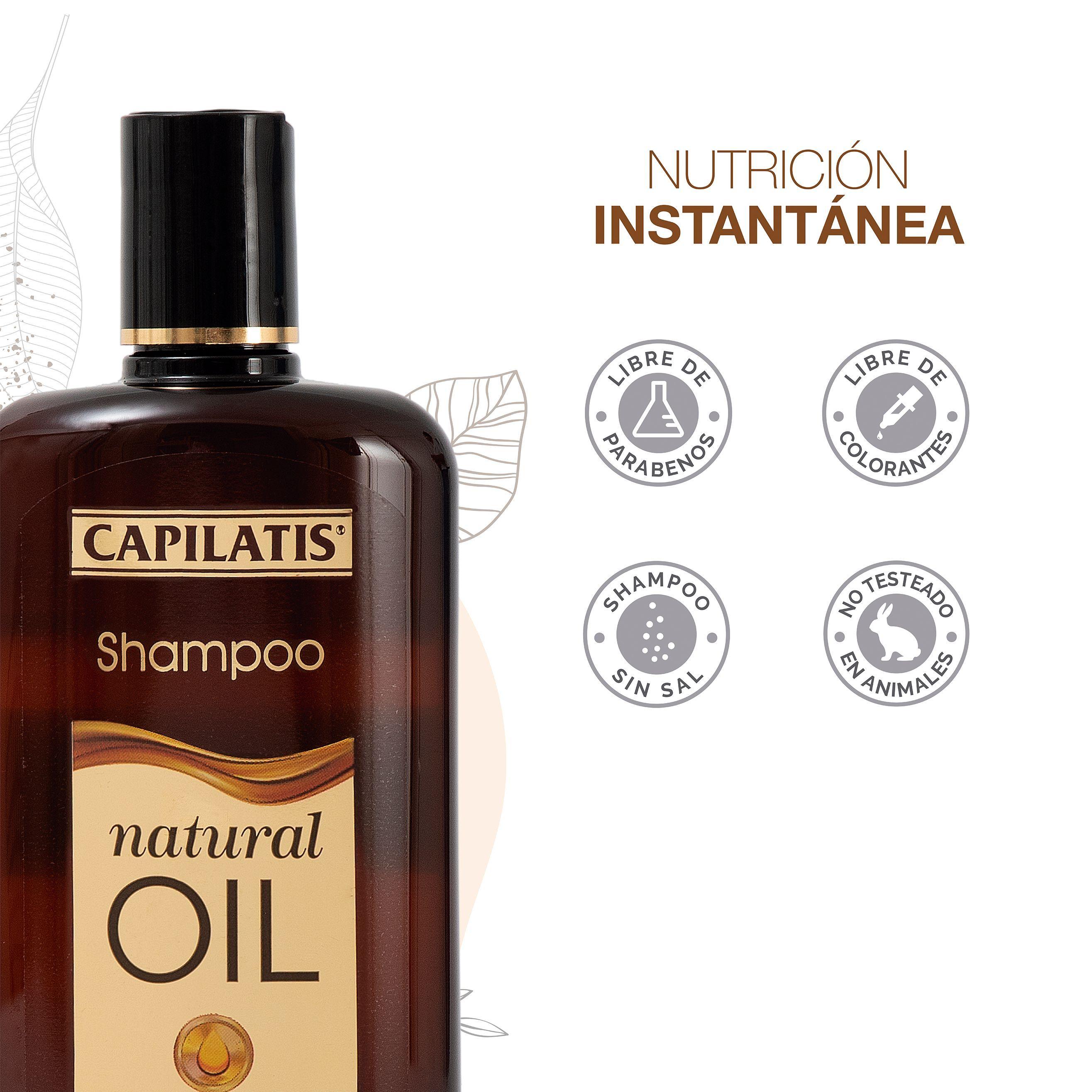 Set Capilatis Natural Oil Shampoo + Bálsamo + Óleo-1