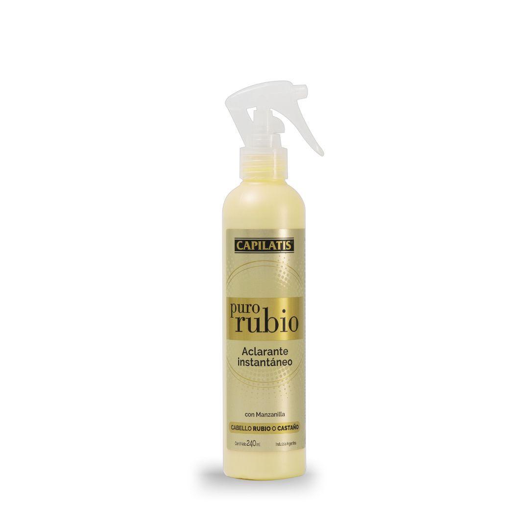 Set Capilatis Puro Rubio Shampoo + Acondicionador + Tratamiento + Aclarante.-4
