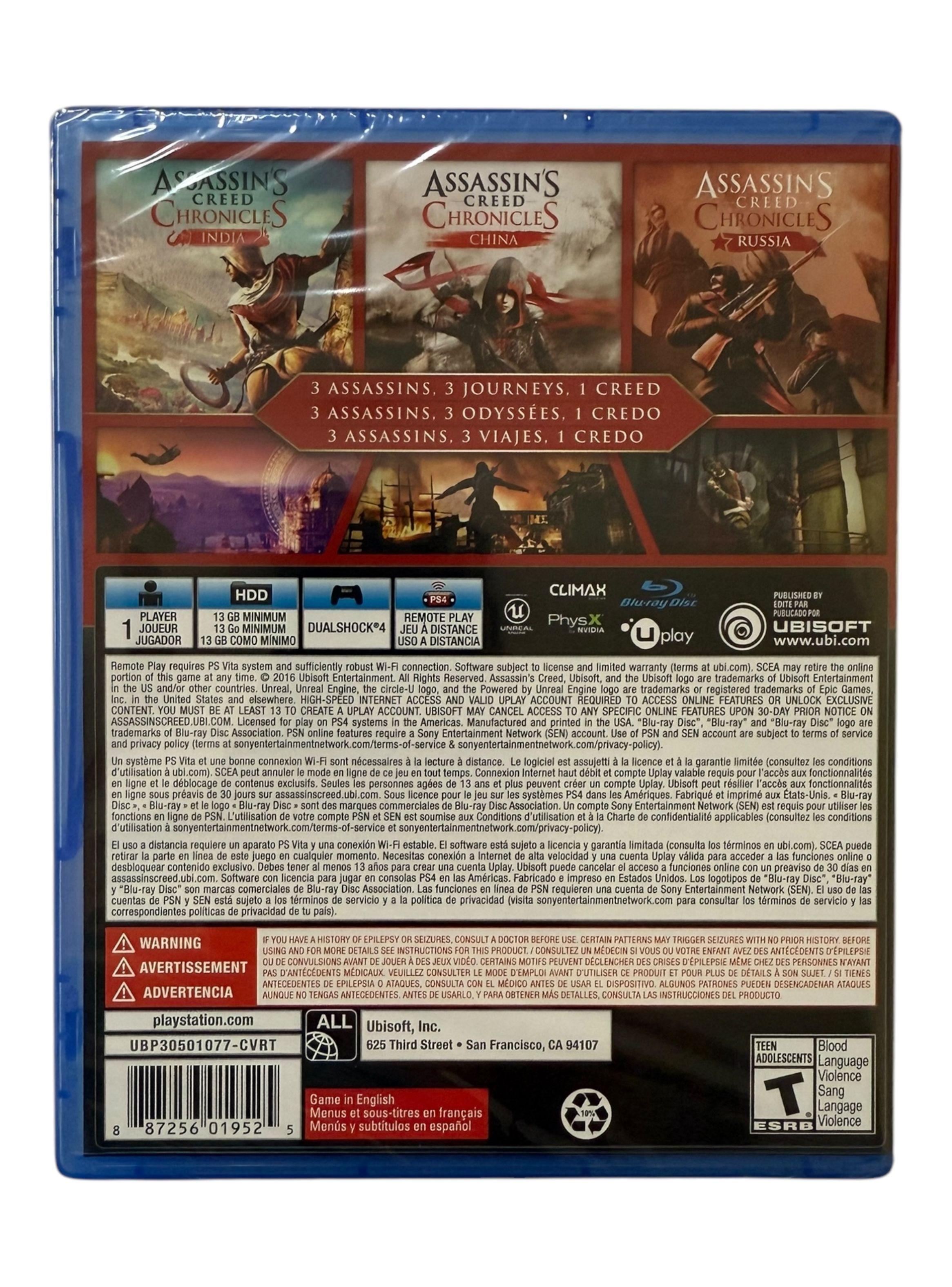 Assassin's Creed Chronicles Playstation 4-1