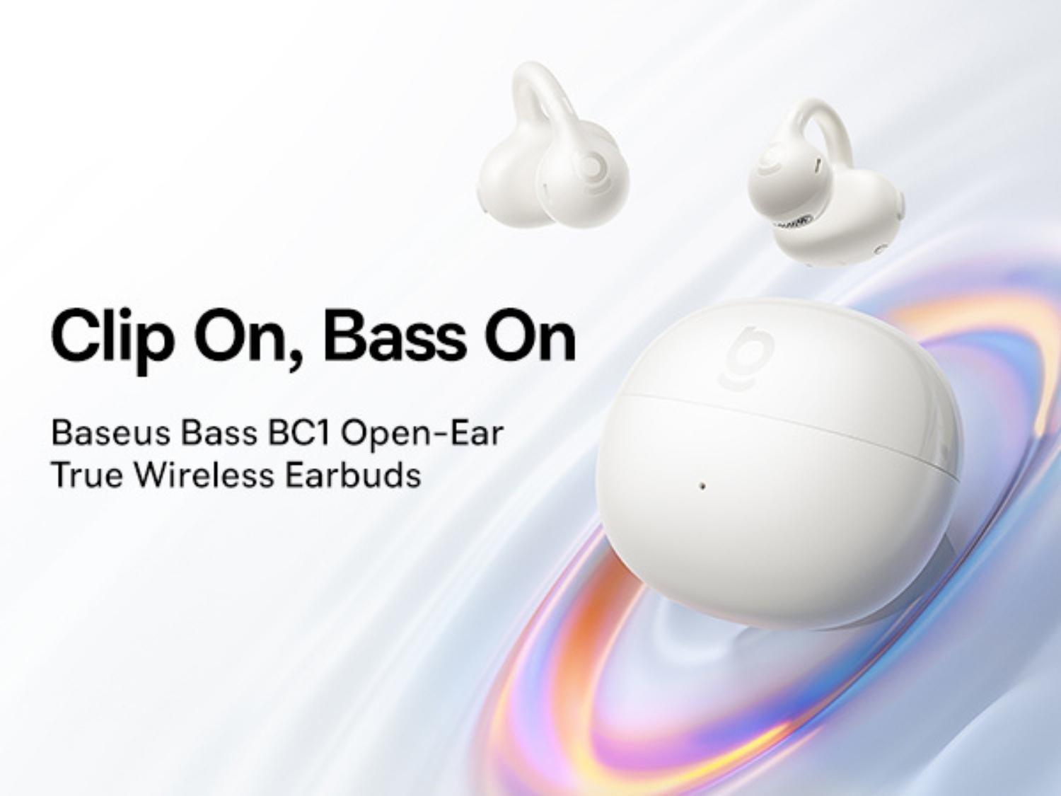 OS-Baseus Bass BC1 Open-Ear True Wireless Earbuds (Clip-on Type) Stellar White-3