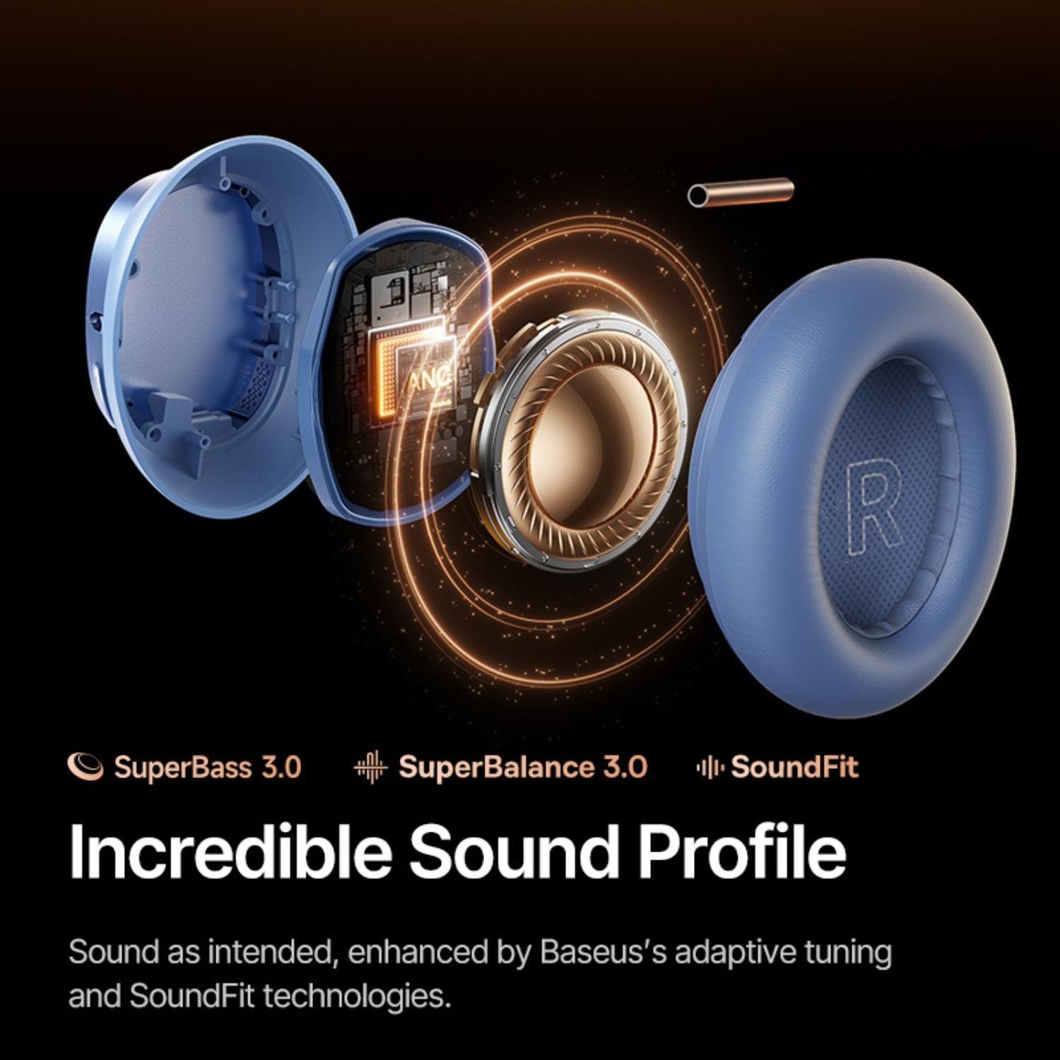 OS-Baseus Inspire XH1 Wireless Noise Cancelling Headphones Twilight Blue-3