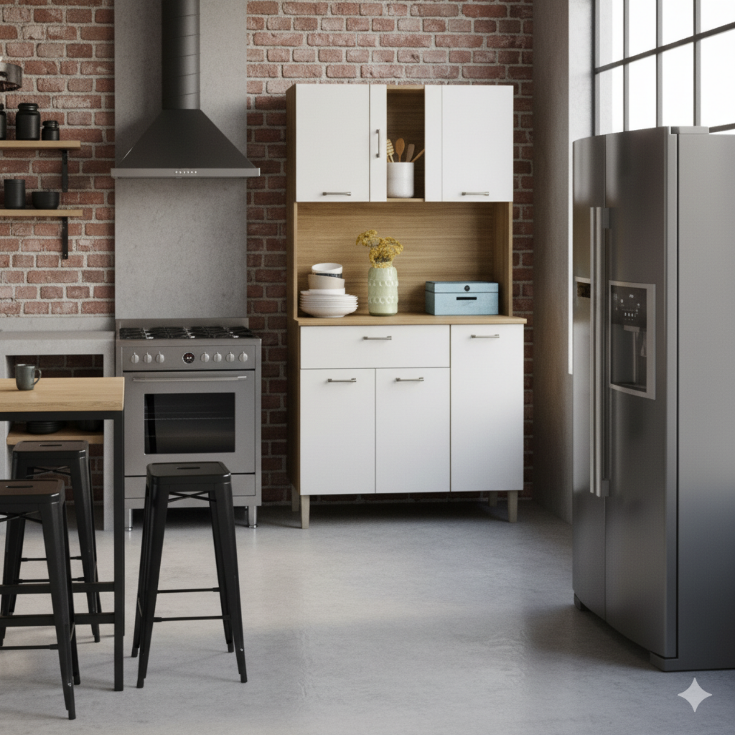 Combo Mueble de Cocina Kyra y Mueble de Cocina Melissa K0605-5