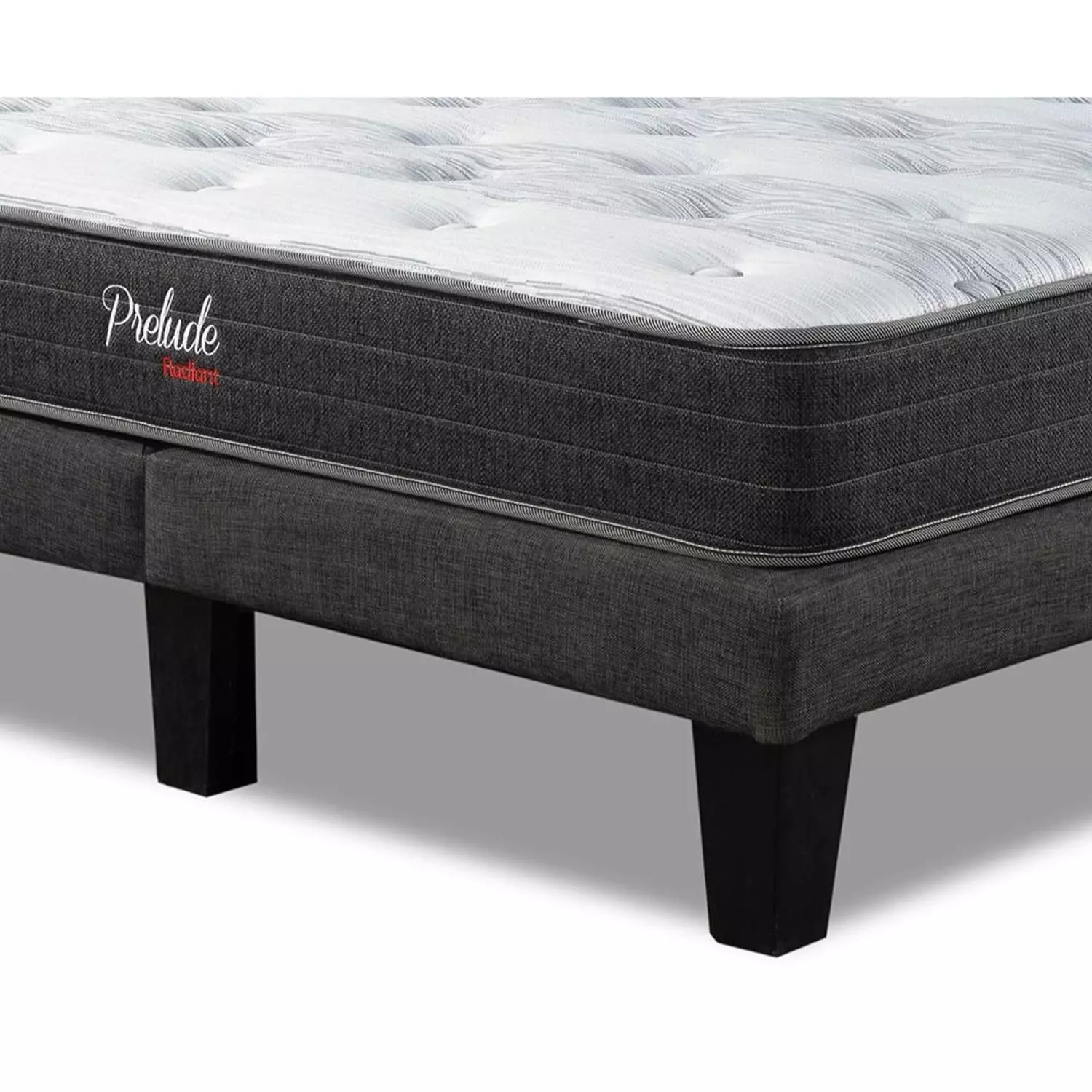 Combo Cama europea prelude 2 plazas + Cómoda 10 Cajones Off White CEP20R10-3