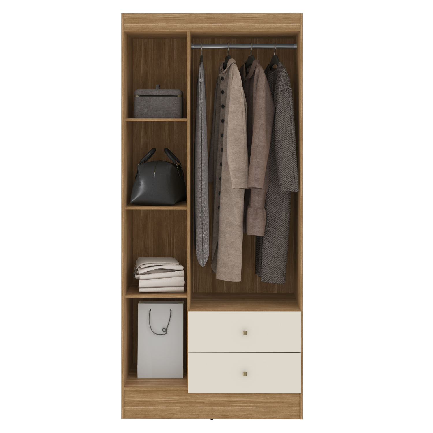 Combo 2 Closet Versa 3 Puertas Off White K32X2-5
