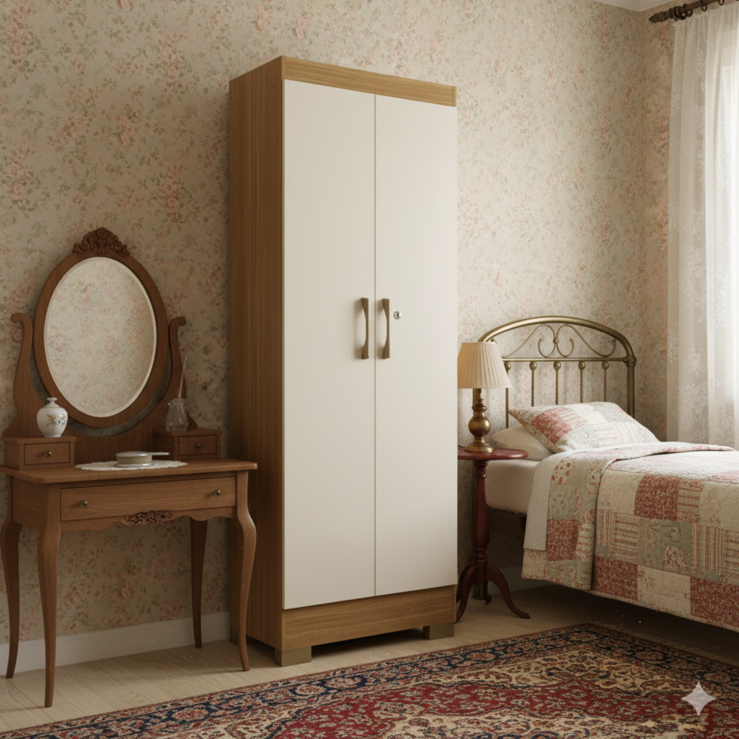 Combo Closet Versa 3 Puertas + Multiuso Luna Off White K3215-6