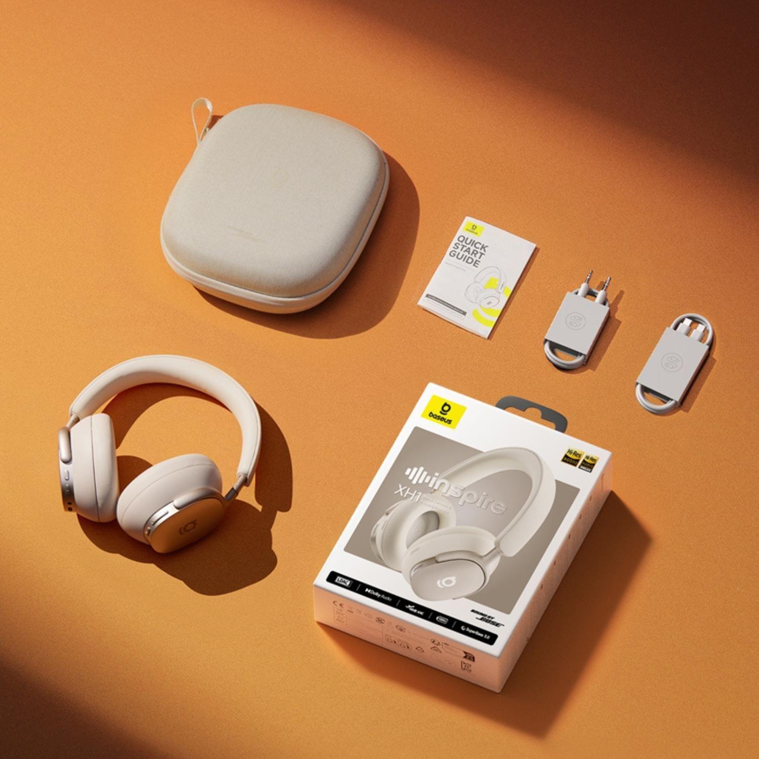 OS-Baseus Inspire XH1 Wireless Noise Cancelling Headphones Starlight Off-White-3