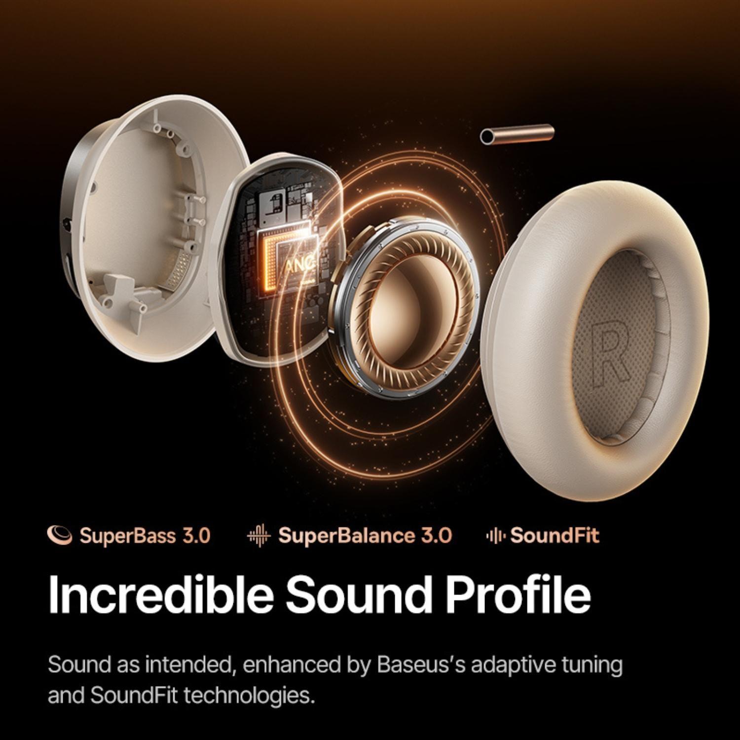 OS-Baseus Inspire XH1 Wireless Noise Cancelling Headphones Starlight Off-White-5