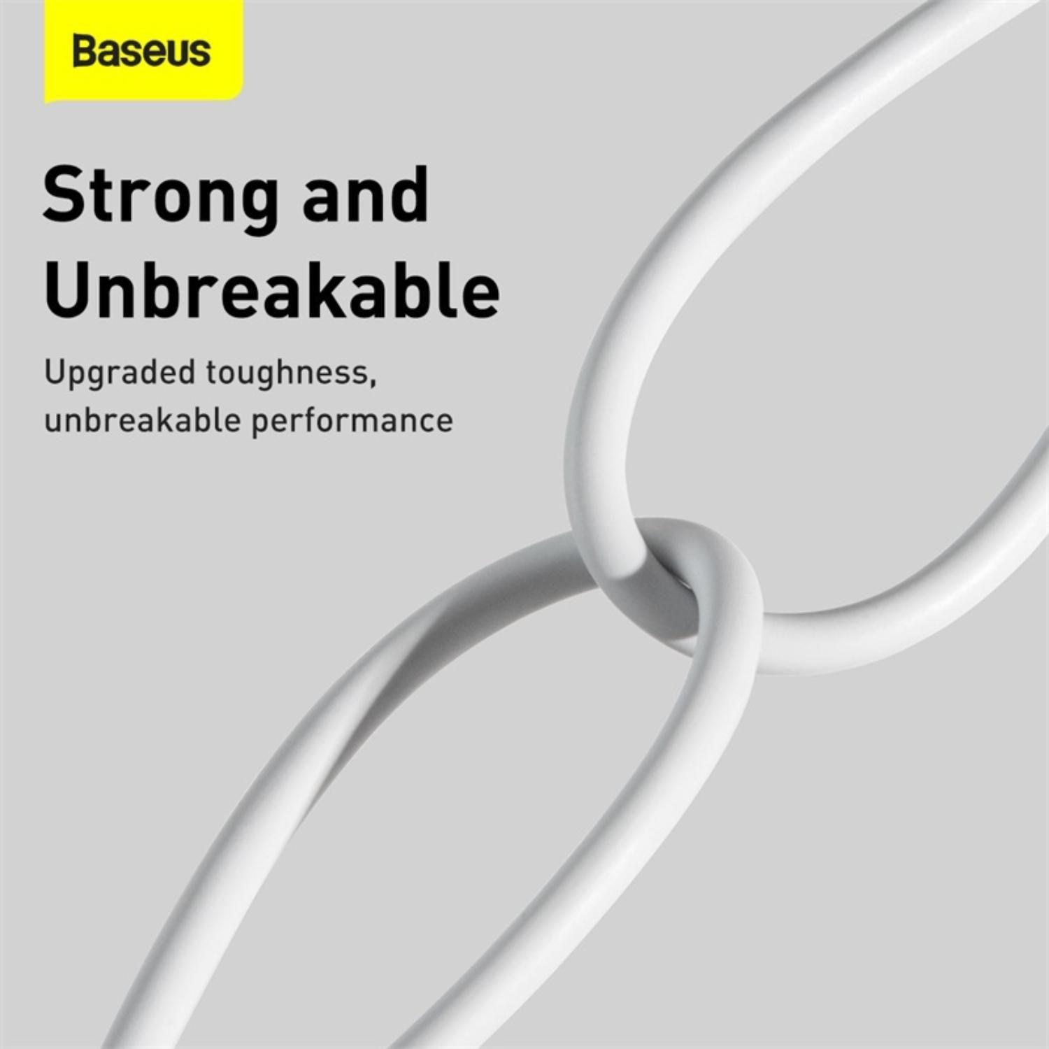 Baseus Superior Series Fast Charging Data Cable USB to iP 2.4A 1m White-5
