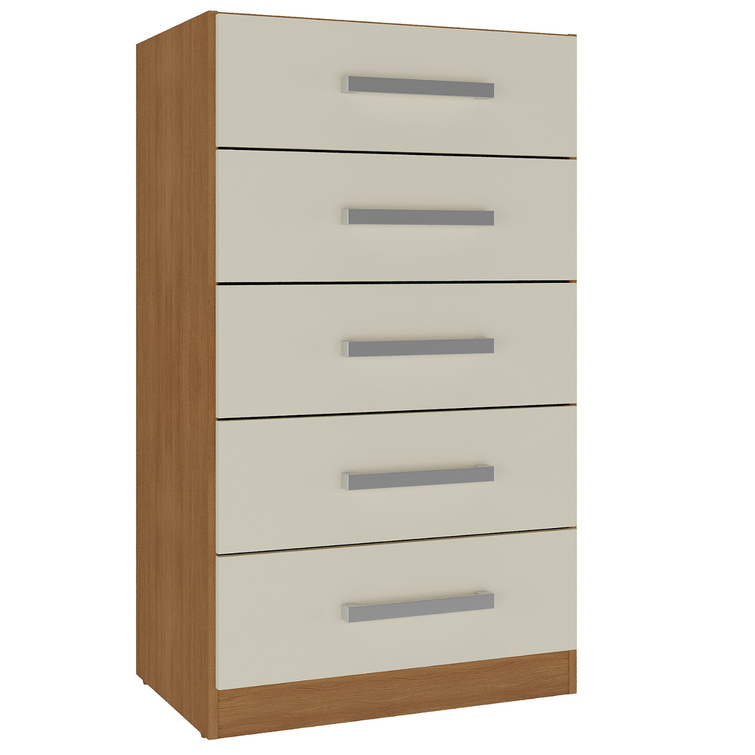 Combo Clóset Zapatero + Cómoda 5 Cajones Off White R1505-8